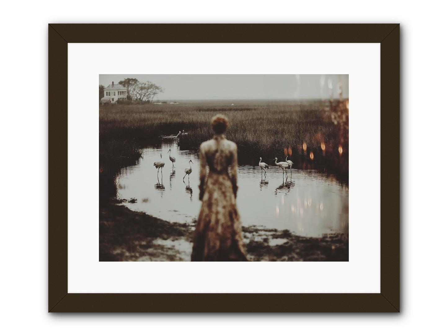 Instructions for Flight -- Framed Print - Black 16x12