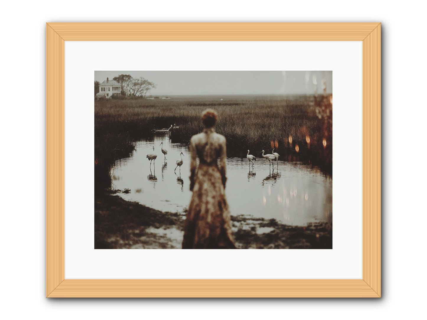 Instructions for Flight -- Framed Print - Natural 16x12
