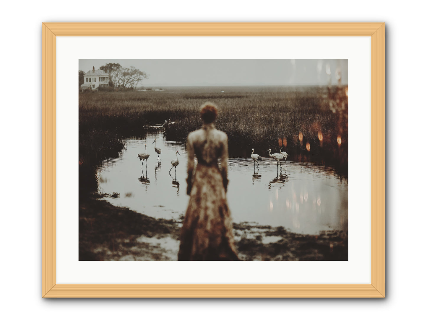 Instructions for Flight -- Framed Print - Natural 24x18