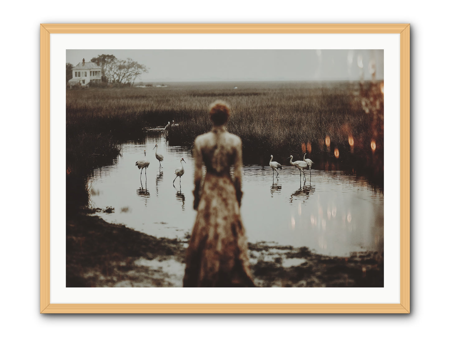 Instructions for Flight -- Framed Print - Natural 40x30