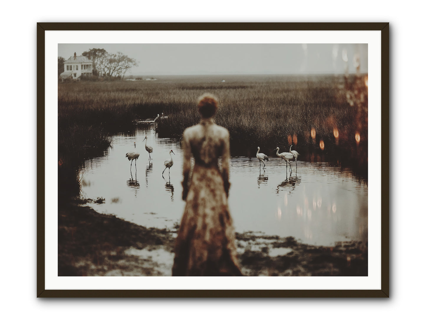 Instructions for Flight -- Framed Print - Black 48x36