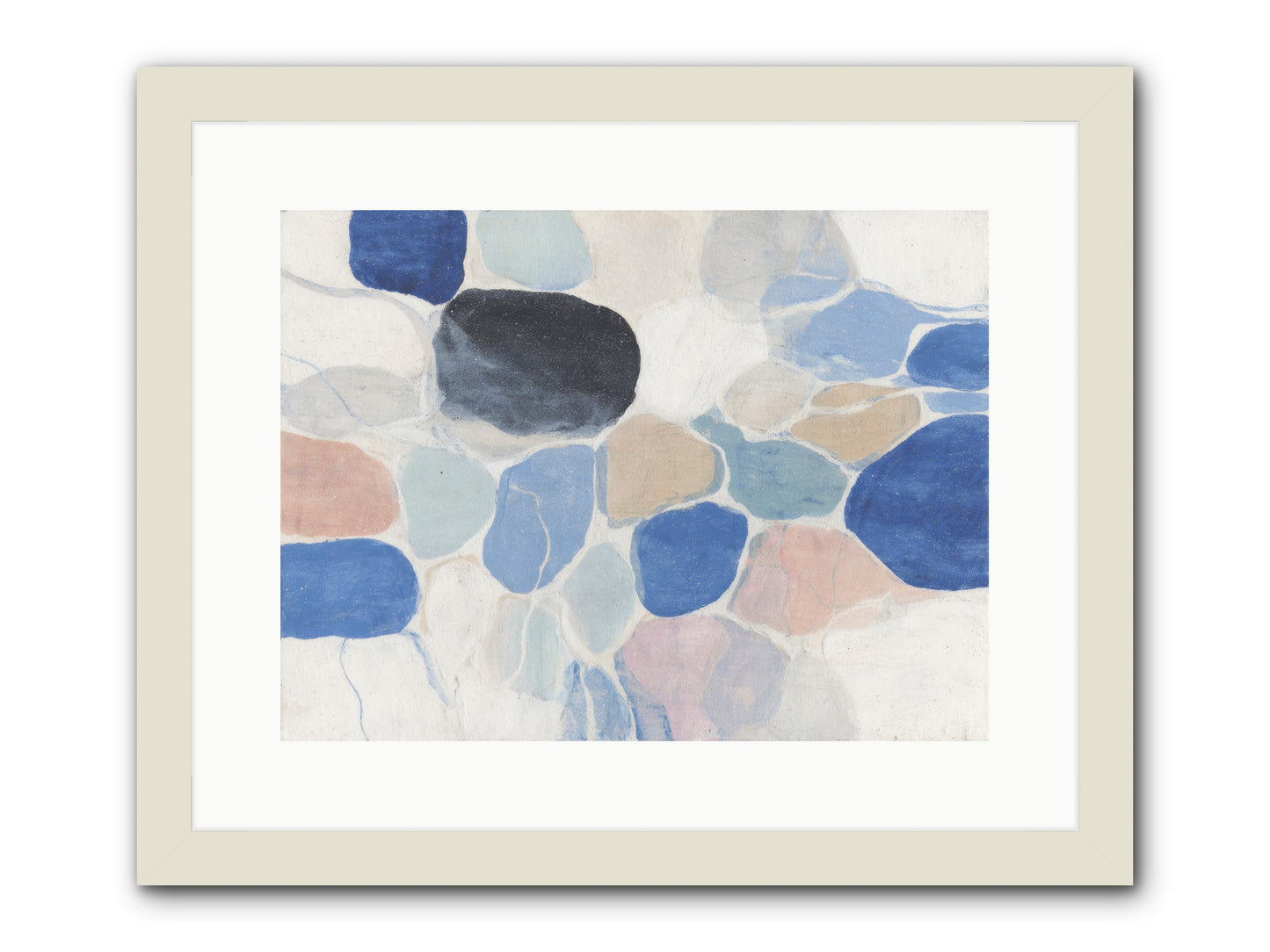 Interwoven Silence -- Framed Print - White 16x12