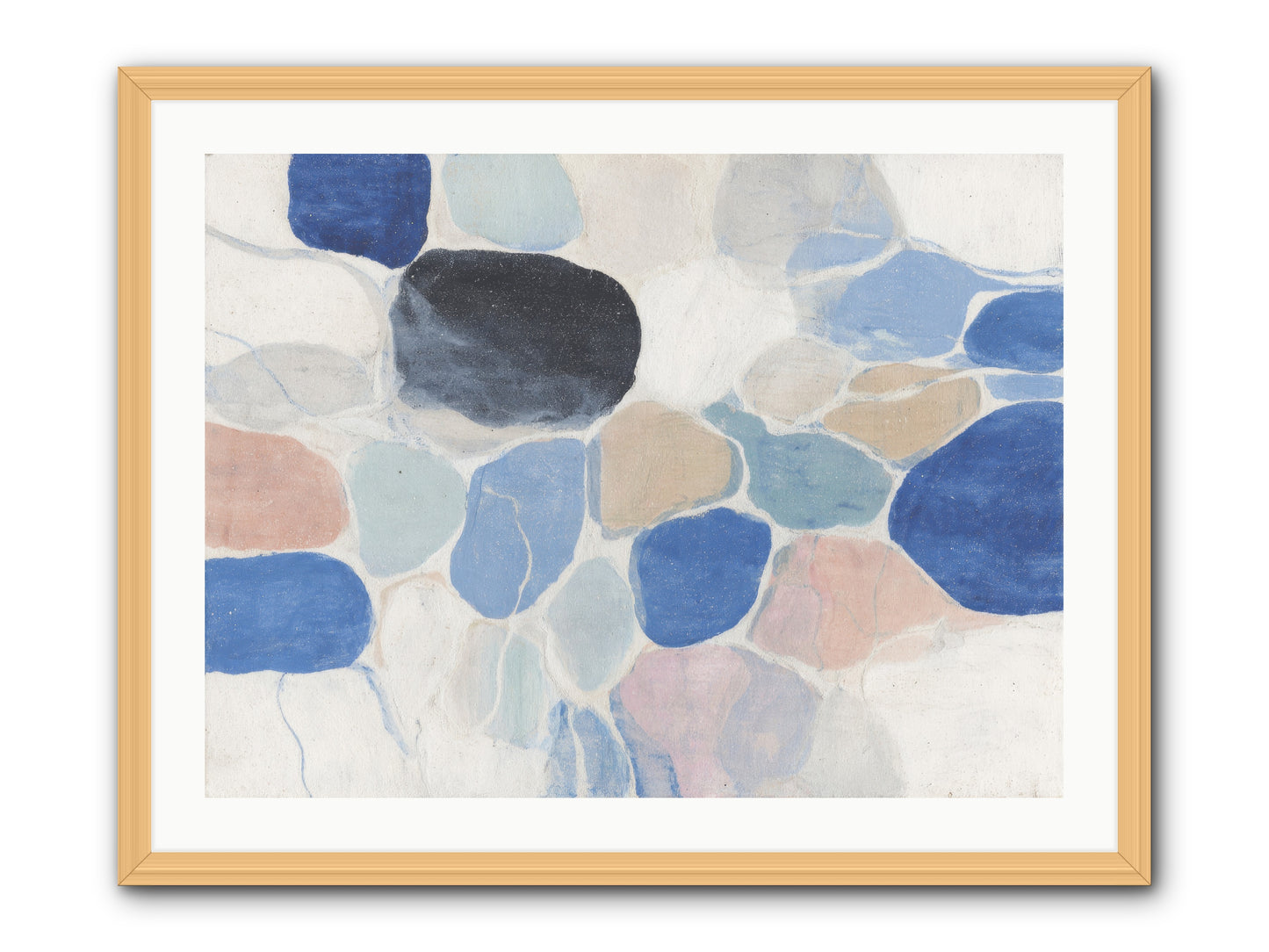 Interwoven Silence -- Framed Print - Natural 32x24