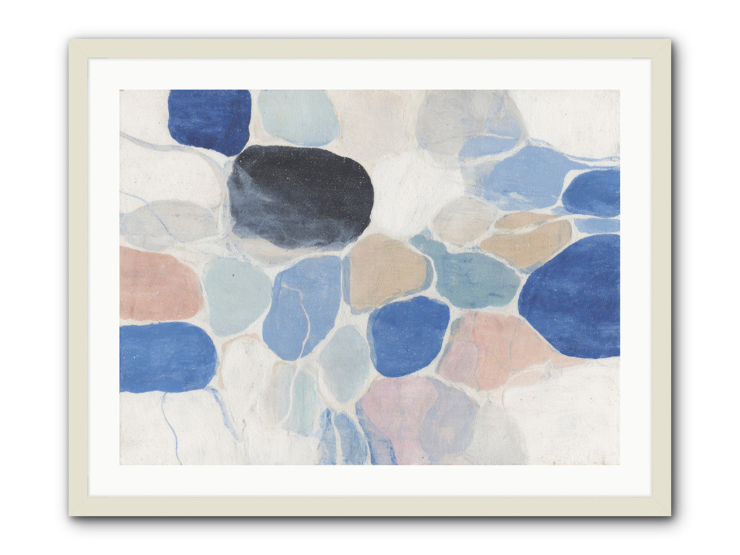 Interwoven Silence -- Framed Print - White 32x24