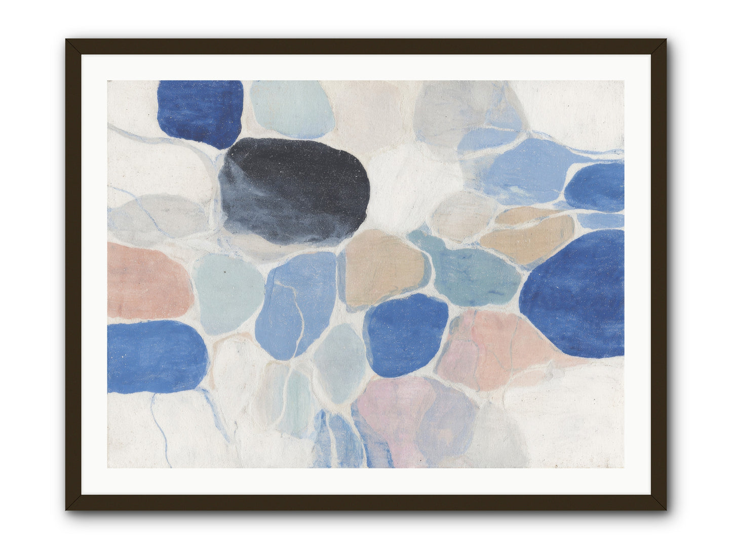 Interwoven Silence -- Framed Print - Black 40x30