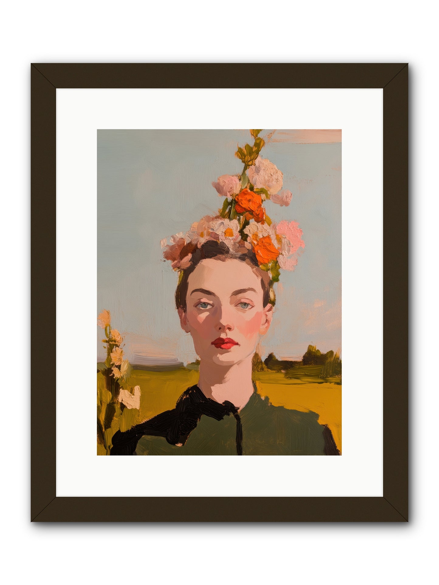Intuitive Maverick -- Framed Print - Black 12x16