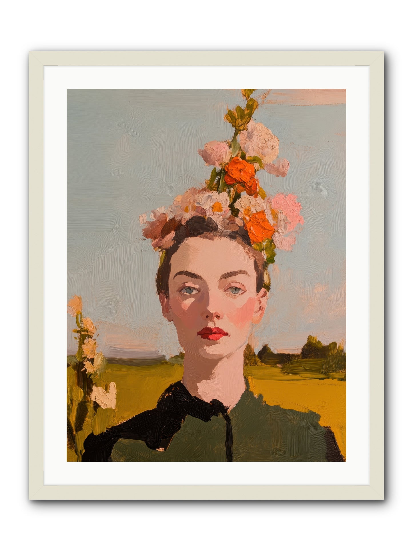 Intuitive Maverick -- Framed Print - White 24x32