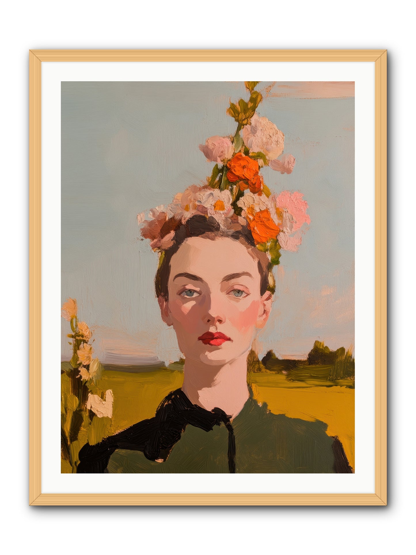 Intuitive Maverick -- Framed Print - Natural 30x40