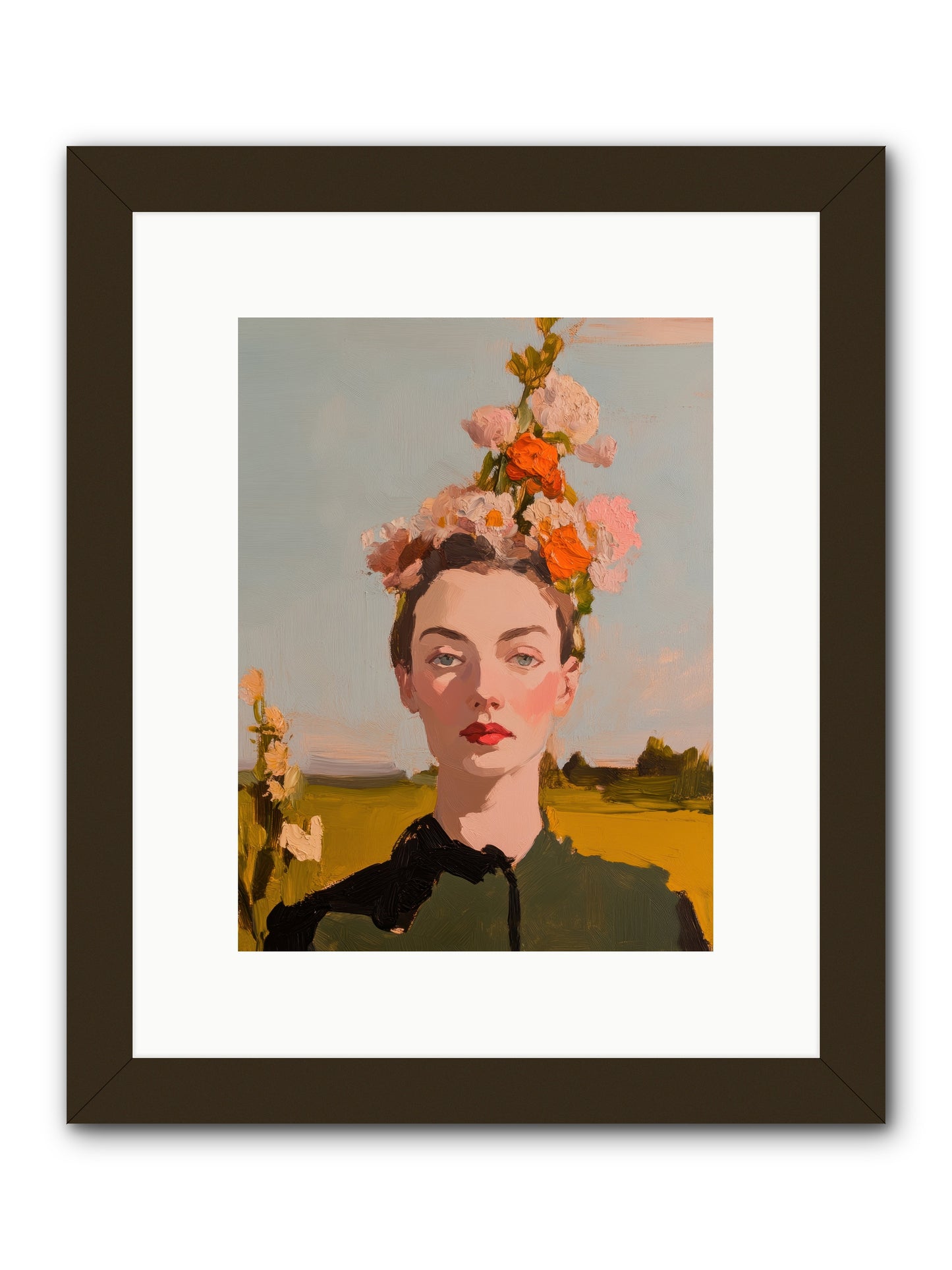 Intuitive Maverick -- Framed Print - Black 9x12