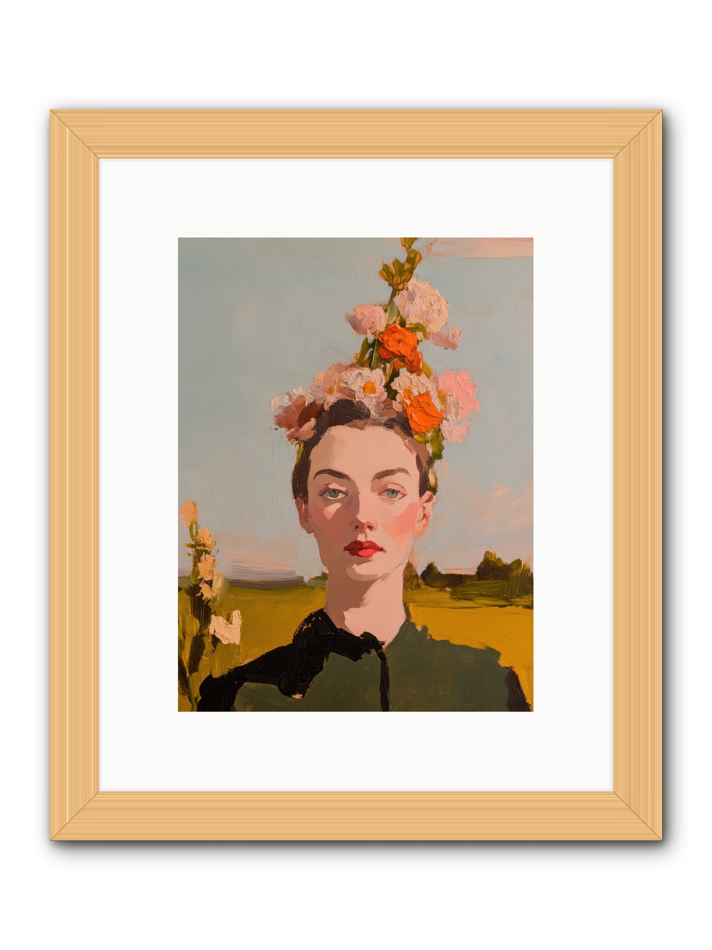 Intuitive Maverick -- Framed Print - Natural 9x12