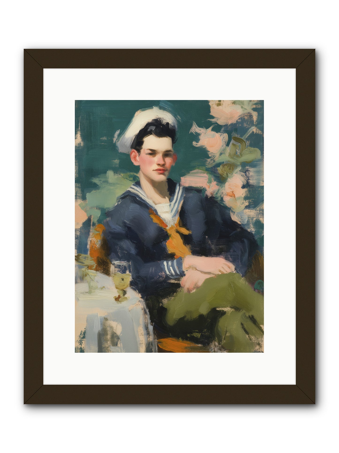 Invisible Currents -- Framed Print - Black 12x16