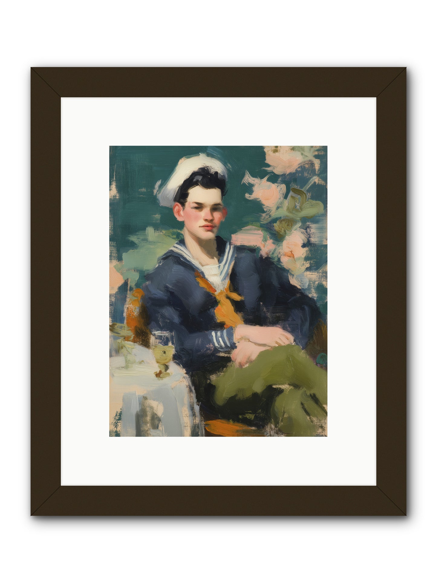 Invisible Currents -- Framed Print - Black 9x12