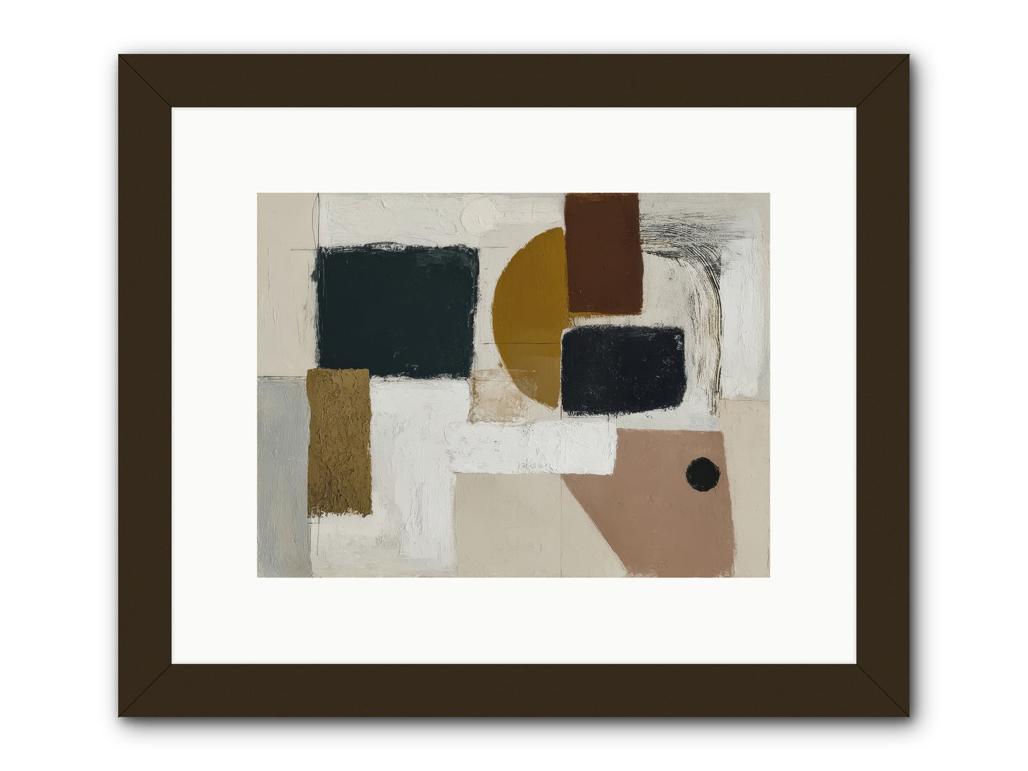 Invisible Thread -- Framed Print - Black 12x9