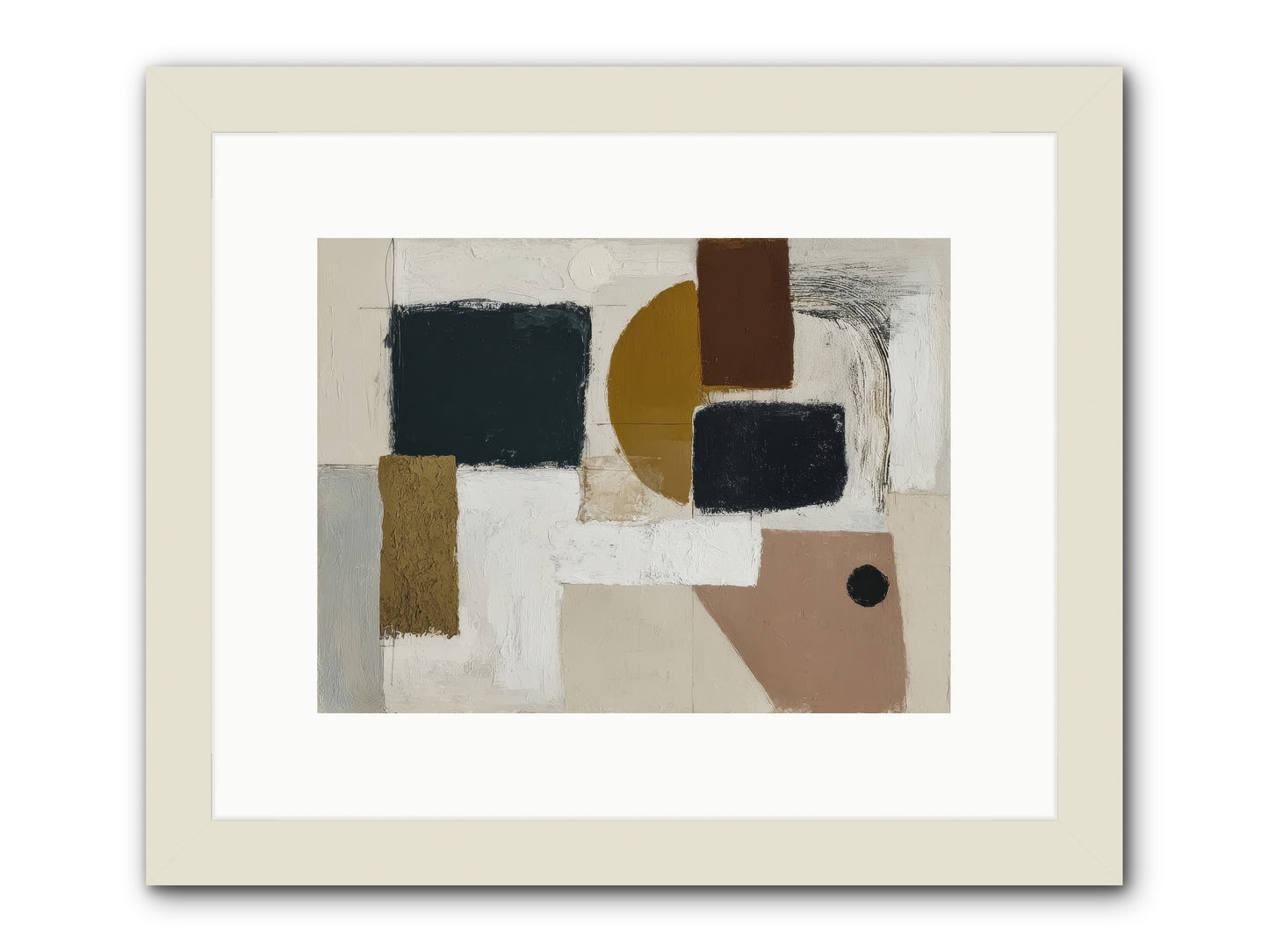 Invisible Thread -- Framed Print - White 12x9