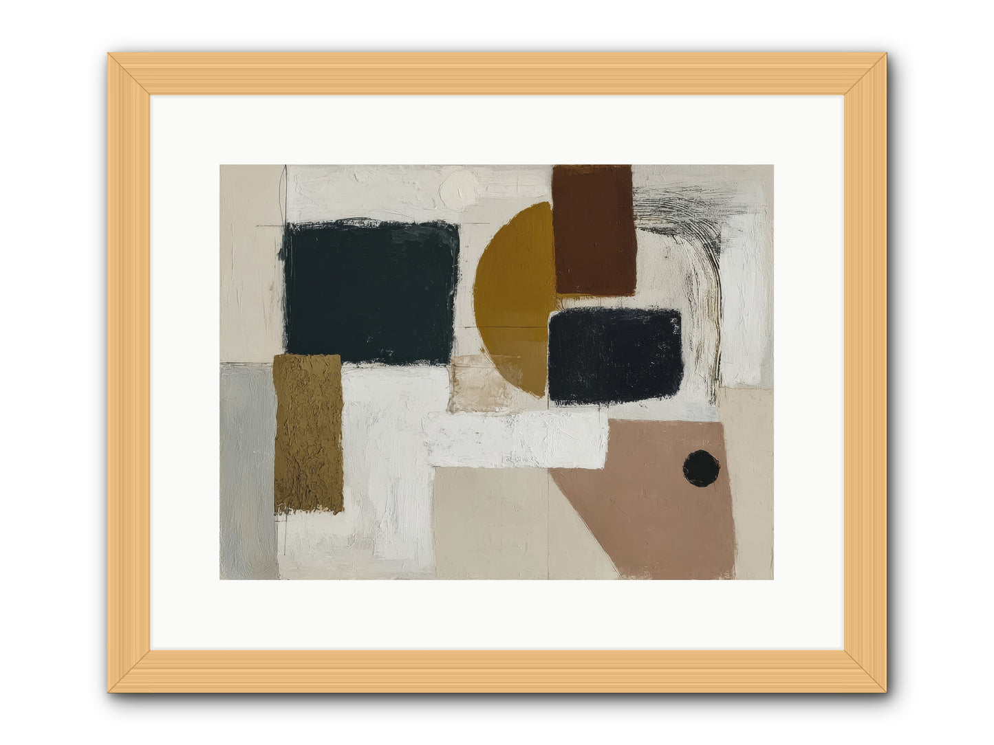 Invisible Thread -- Framed Print - Natural 16x12