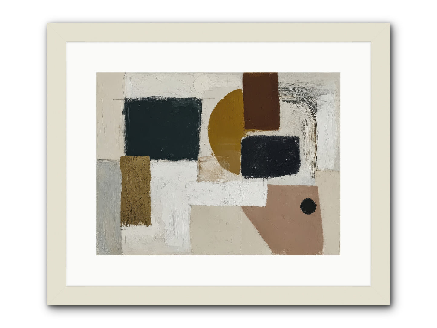 Invisible Thread -- Framed Print - White 16x12