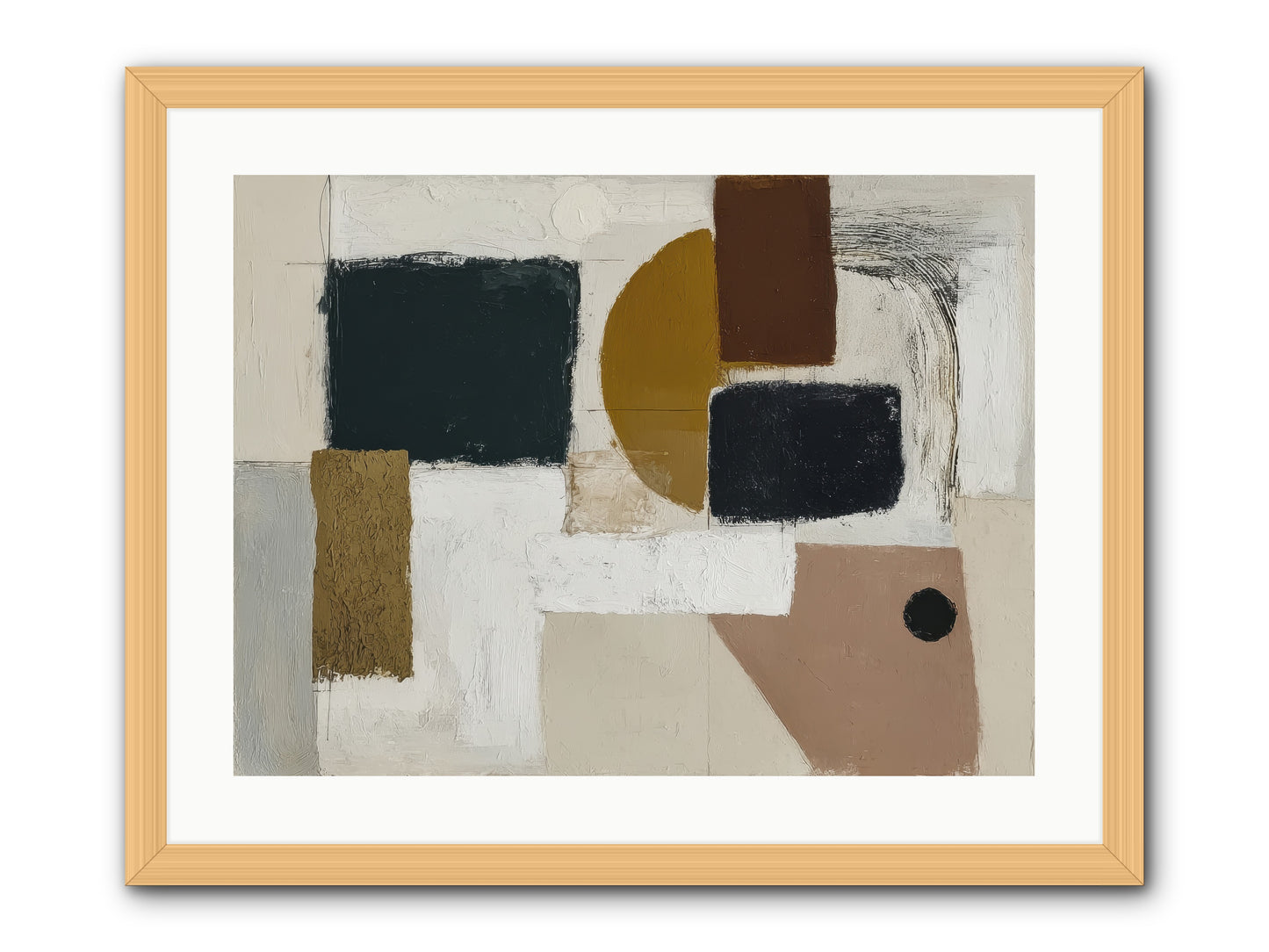 Invisible Thread -- Framed Print - Natural 24x18