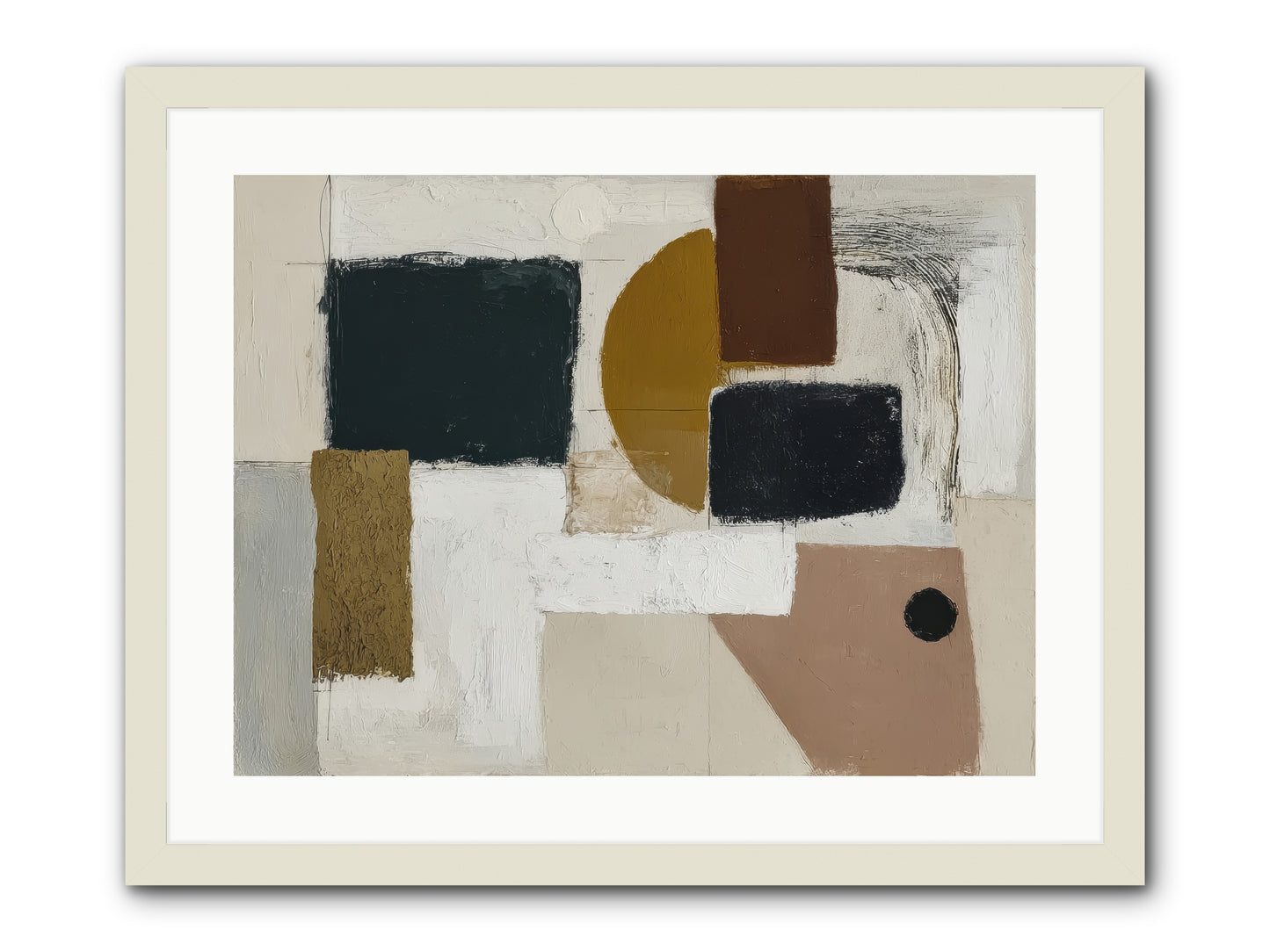 Invisible Thread -- Framed Print - White 24x18