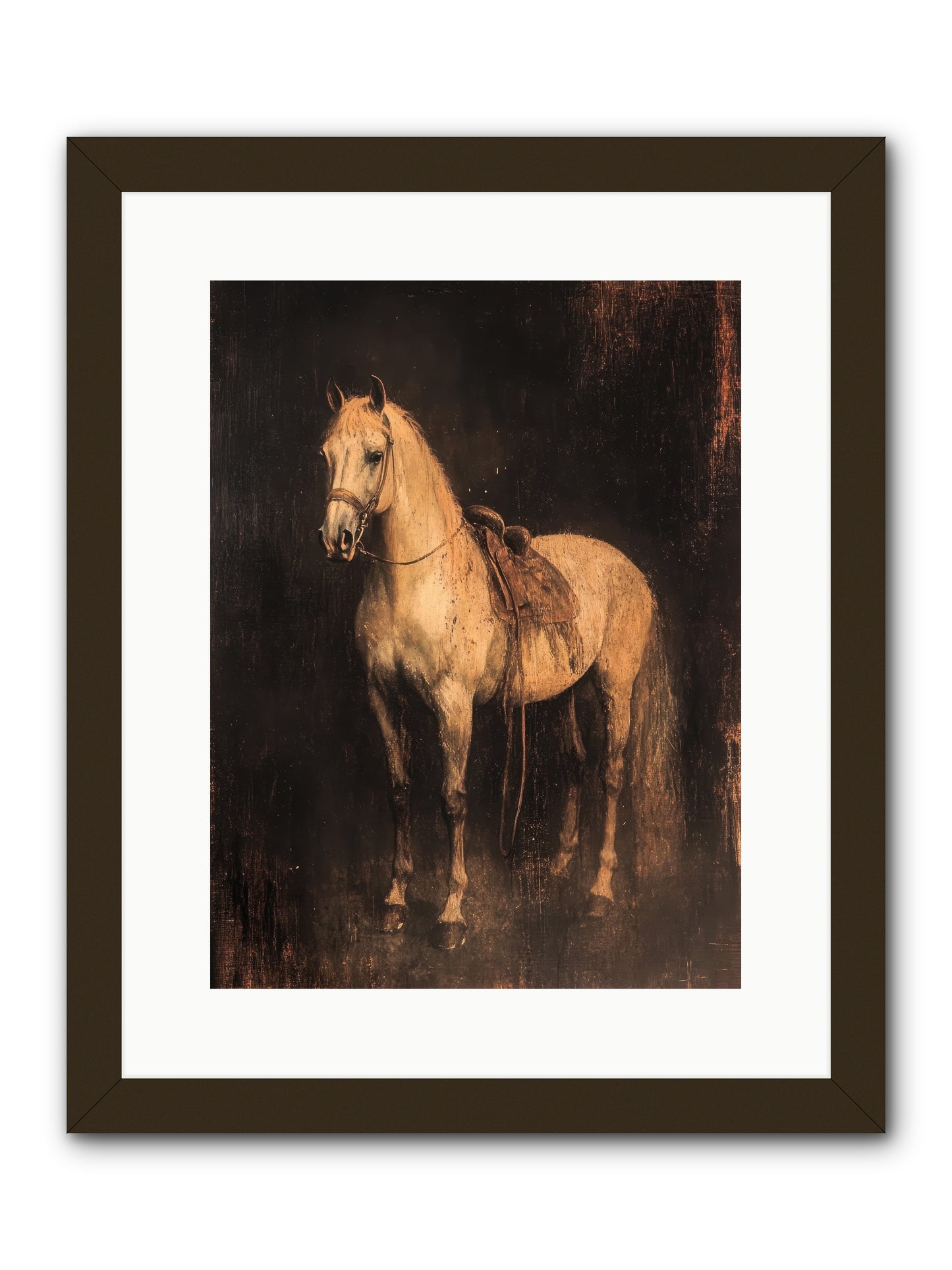 Iron Horse Ridge -- Framed Print - Black 12x16