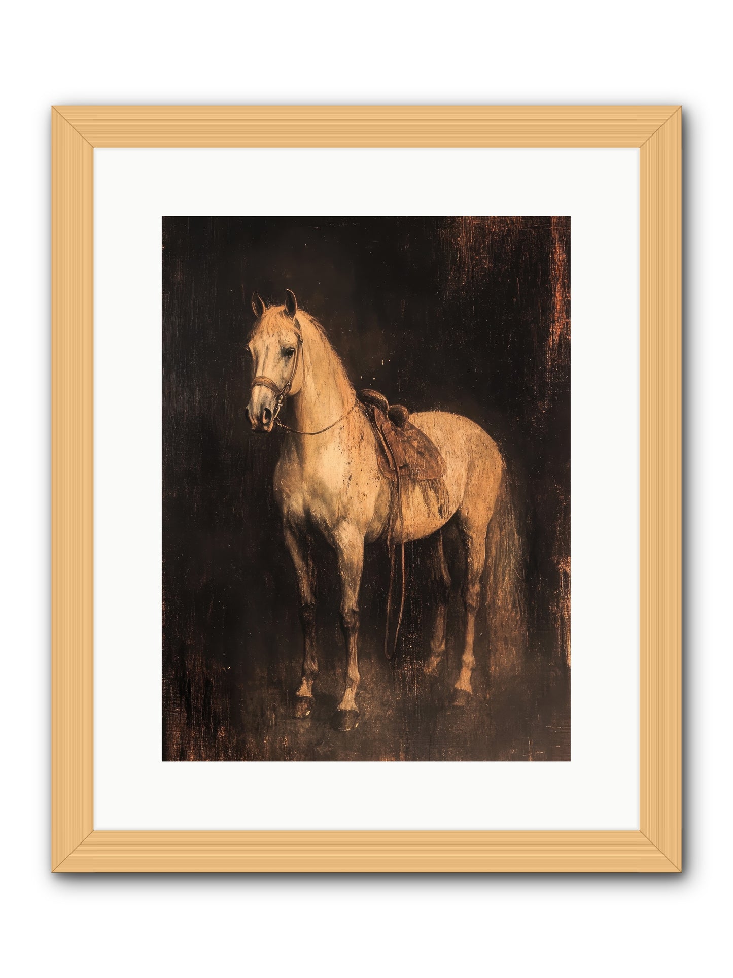 Iron Horse Ridge -- Framed Print - Natural 12x16