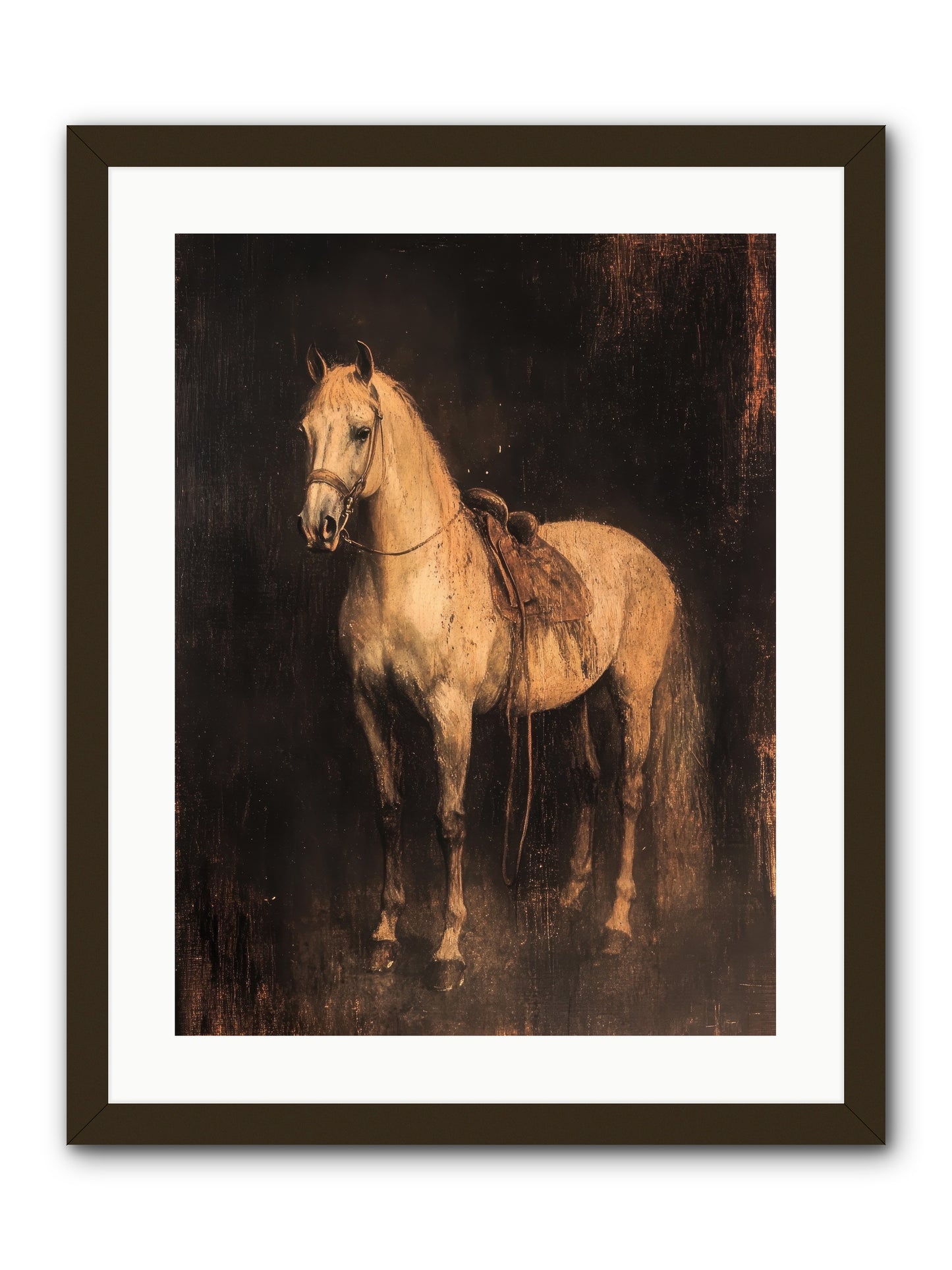 Iron Horse Ridge -- Framed Print - Black 18x24