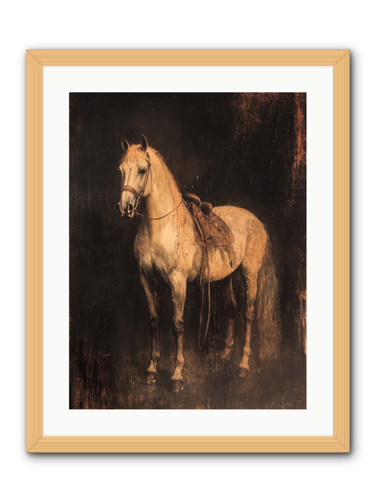 Iron Horse Ridge -- Framed Print - Natural 18x24