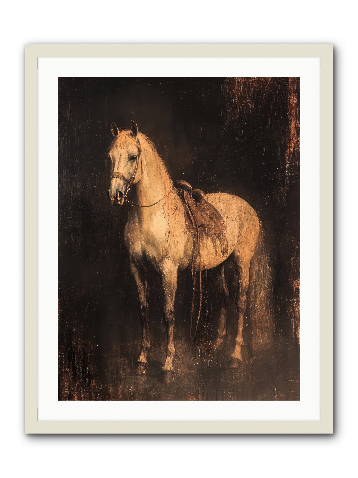 Iron Horse Ridge -- Framed Print - White 24x32