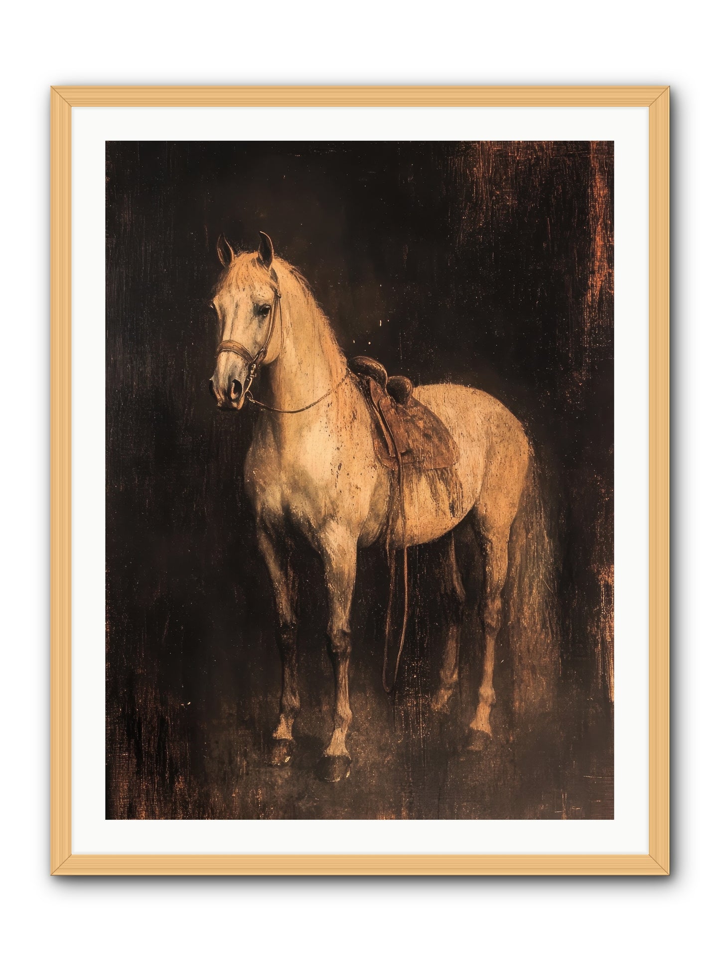 Iron Horse Ridge -- Framed Print - Natural 30x40