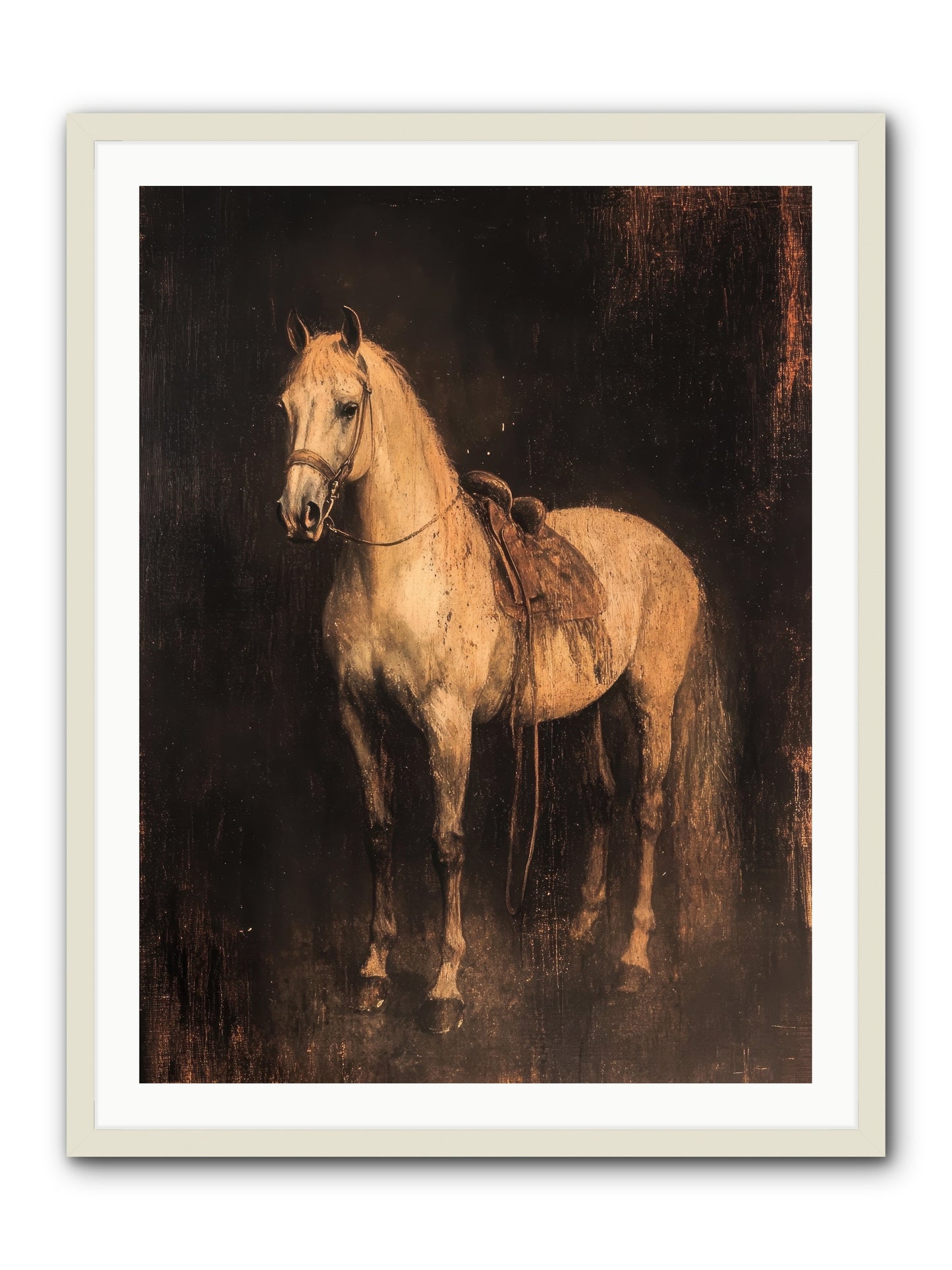 Iron Horse Ridge -- Framed Print - White 30x40