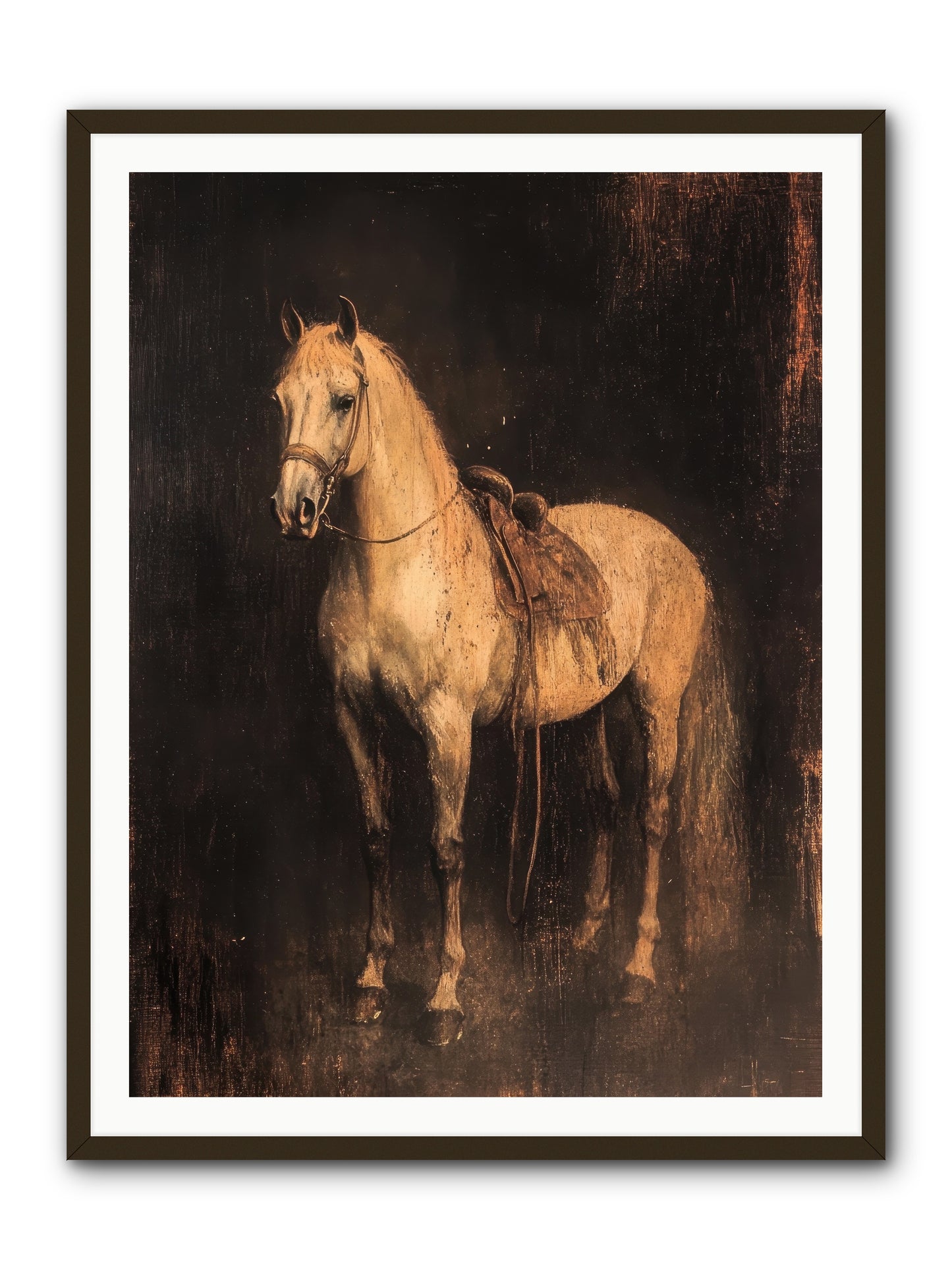 Iron Horse Ridge -- Framed Print - Black 36x48