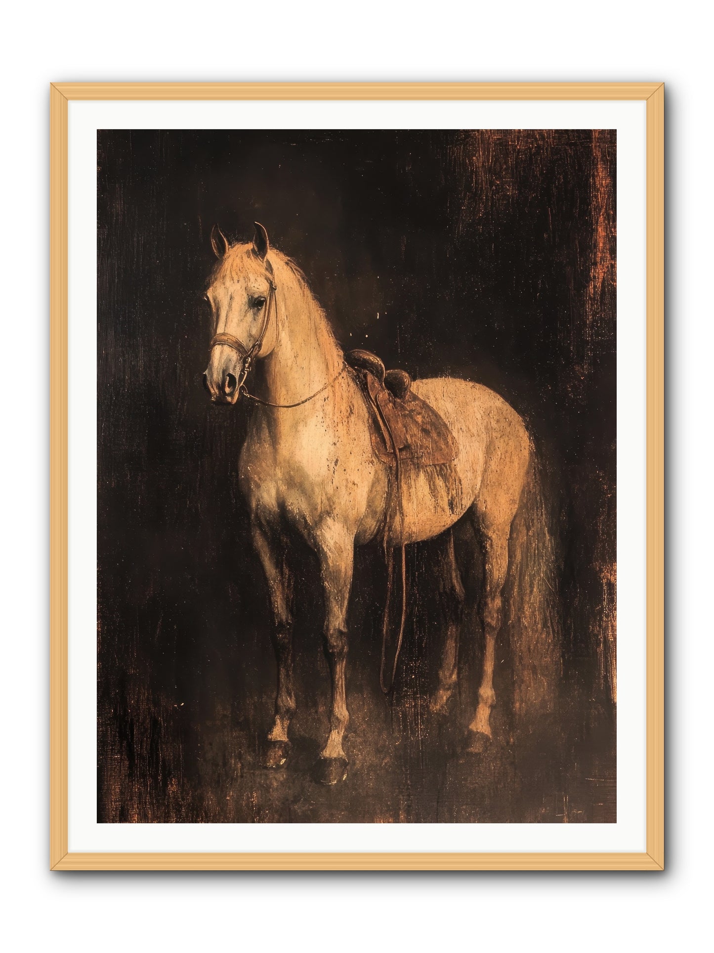 Iron Horse Ridge -- Framed Print - Natural 36x48