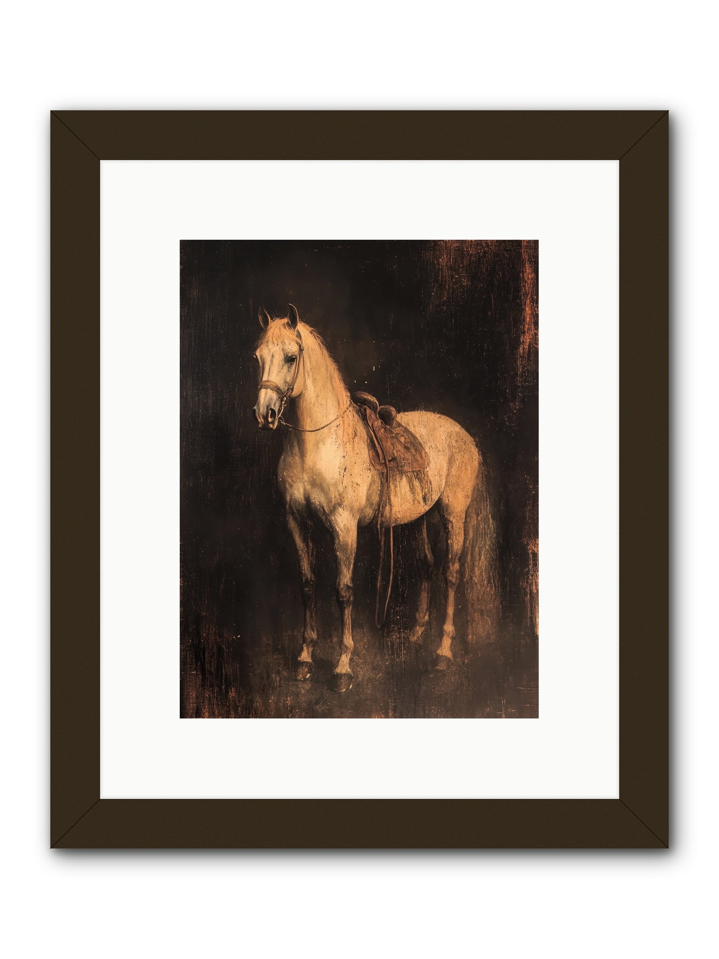 Iron Horse Ridge -- Framed Print - Black 9x12