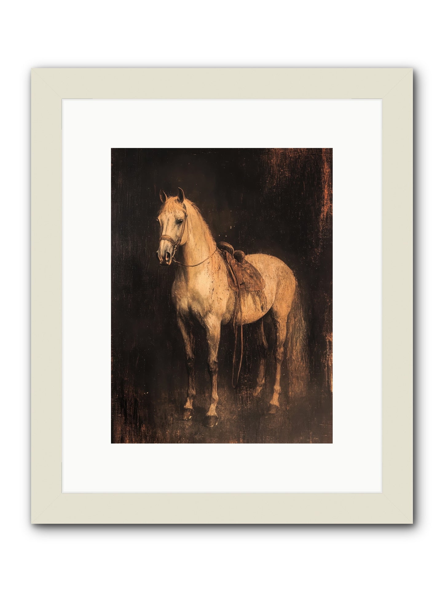 Iron Horse Ridge -- Framed Print - White 9x12