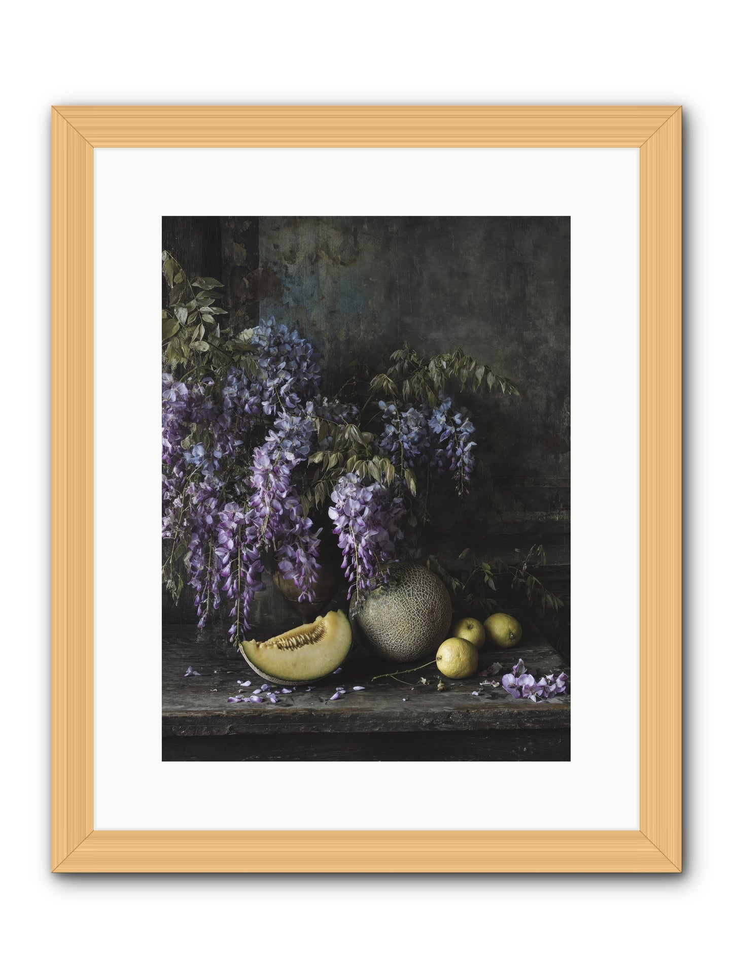Isolde -- Framed Print - Natural 12x16