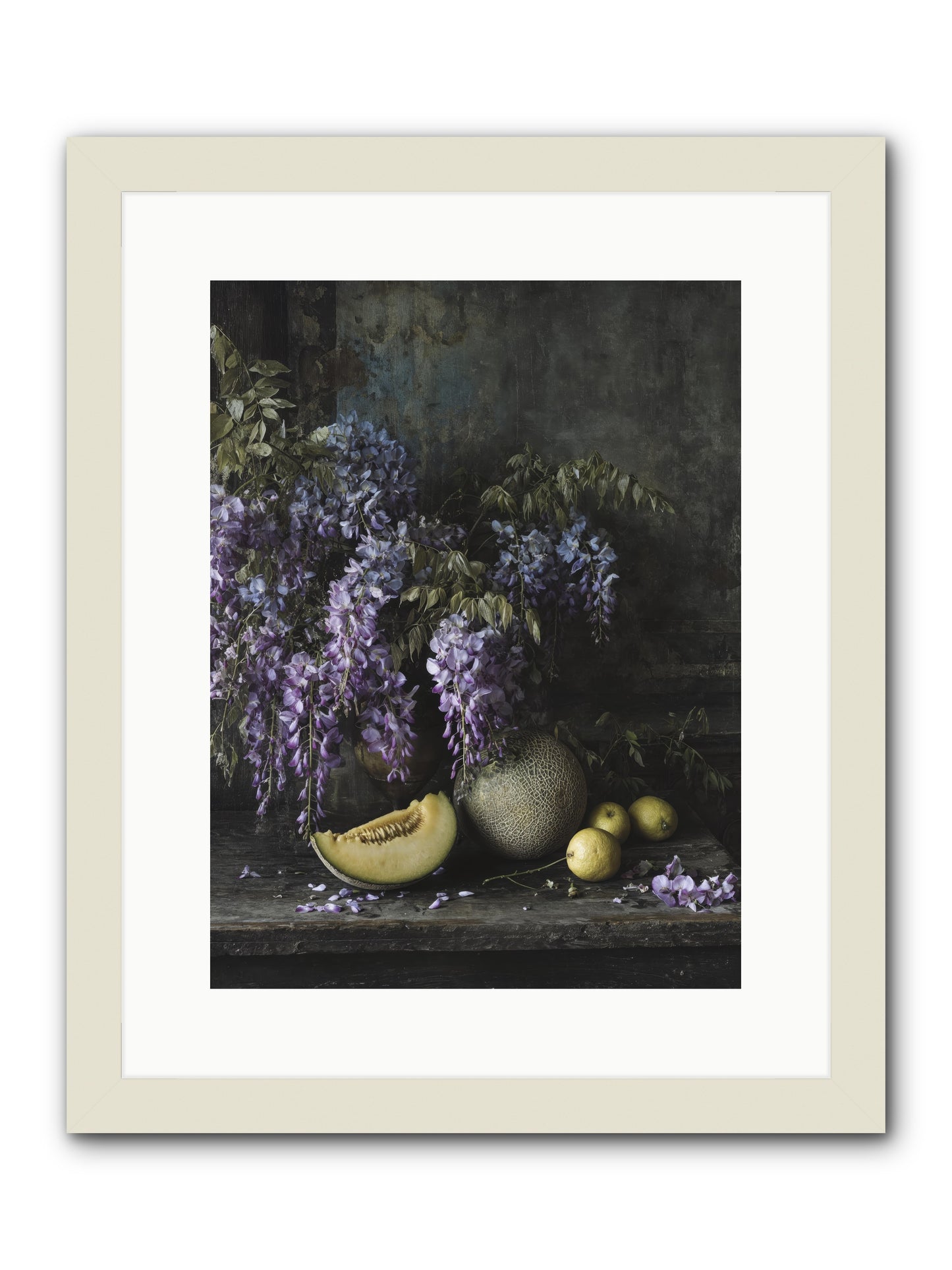 Isolde -- Framed Print - White 12x16