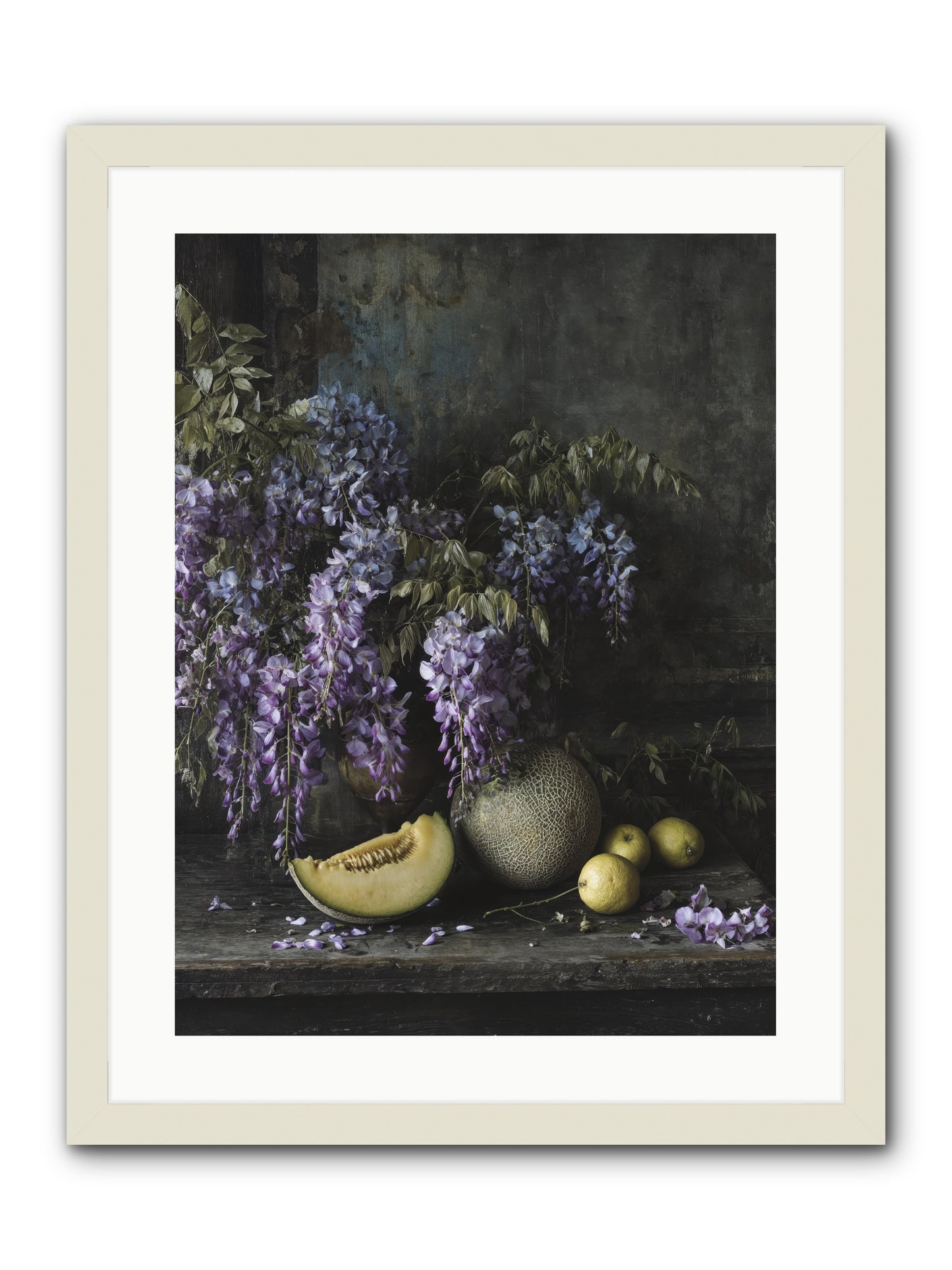 Isolde -- Framed Print - White 18x24