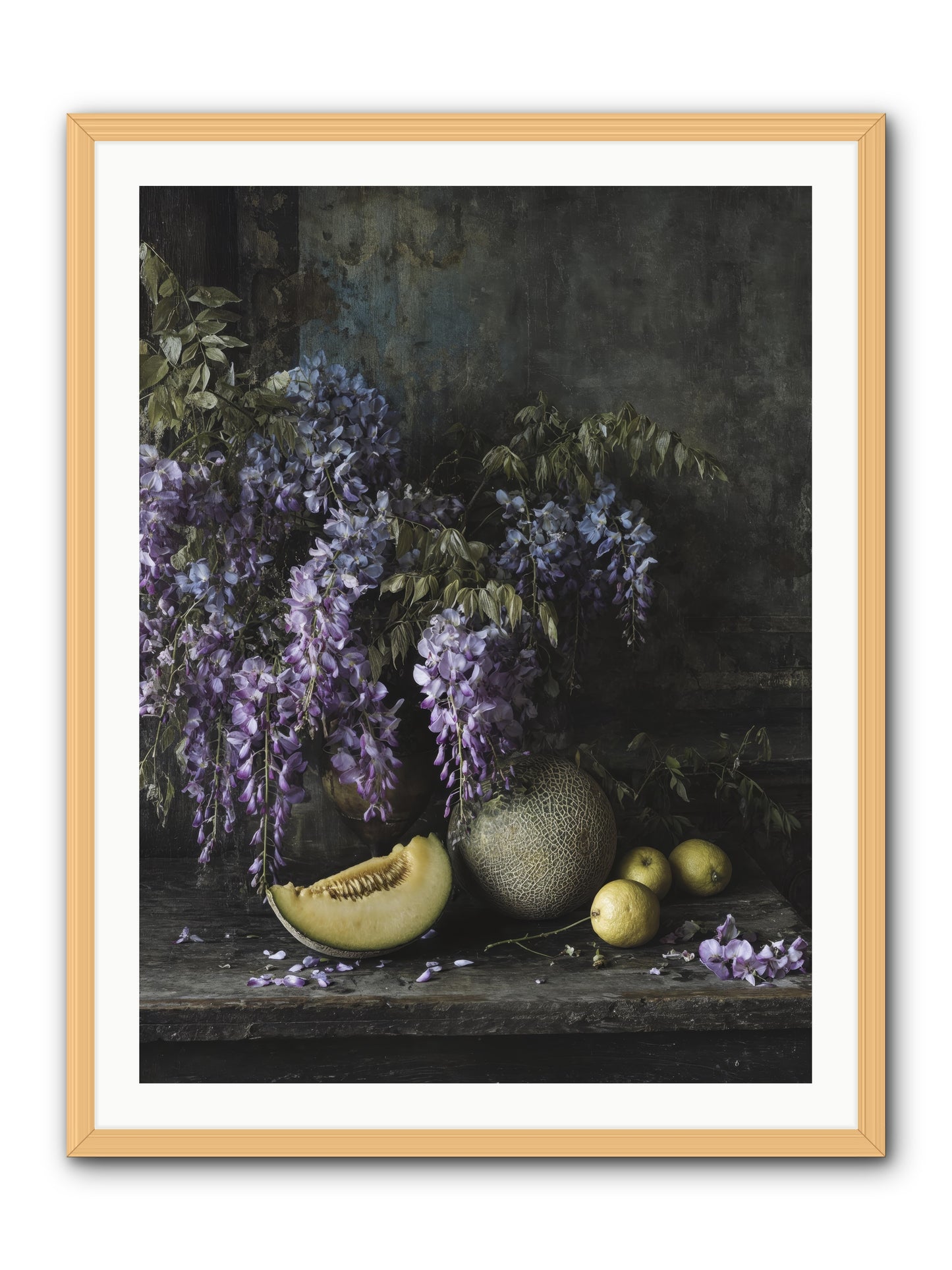Isolde -- Framed Print - Natural 30x40