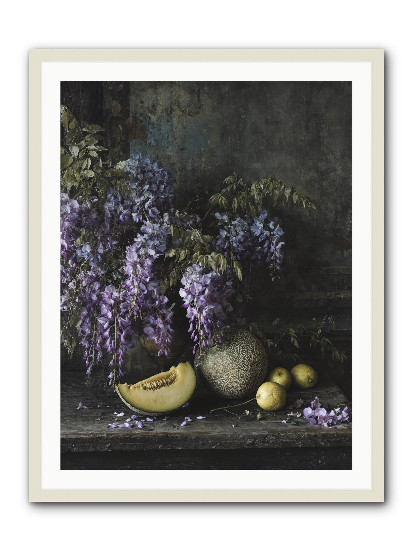 Isolde -- Framed Print - White 30x40