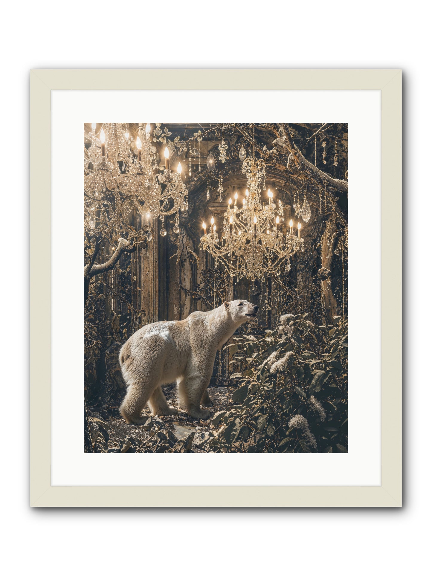 It's More Than Enough -- Framed Print - White 16x20