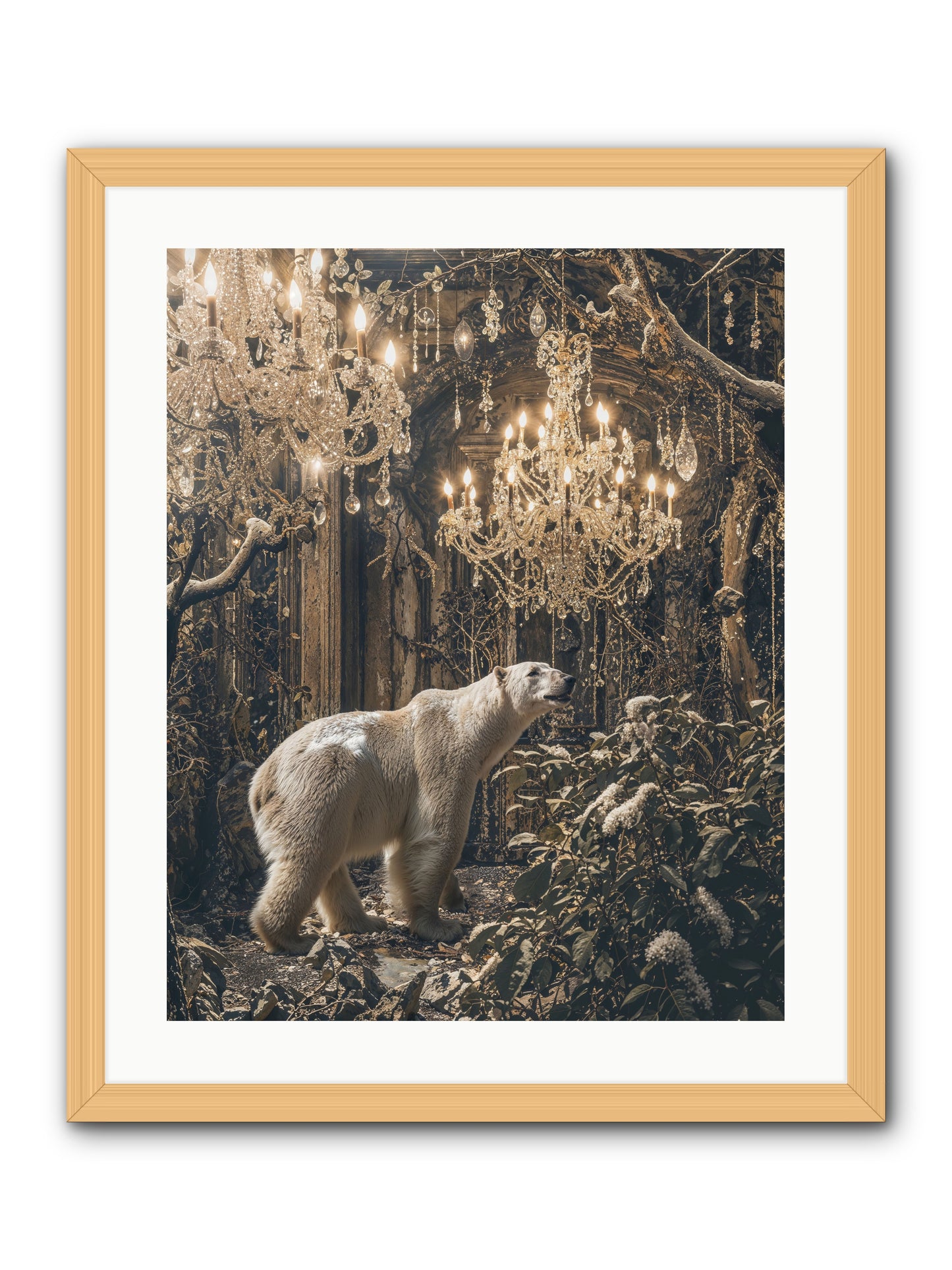 It's More Than Enough -- Framed Print - Natural 20x25