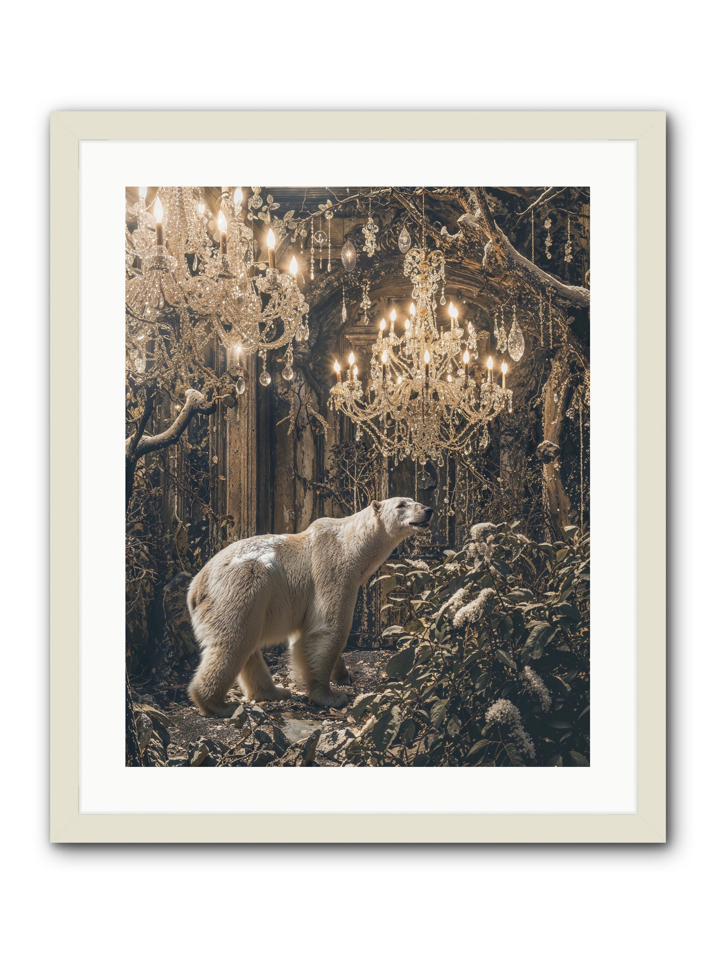 It's More Than Enough -- Framed Print - White 20x25