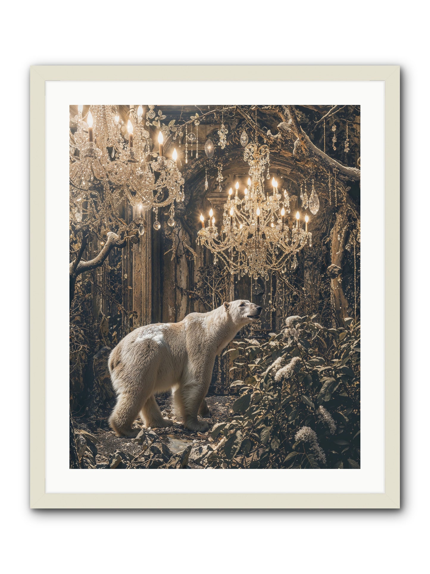 It's More Than Enough -- Framed Print - White 24x30