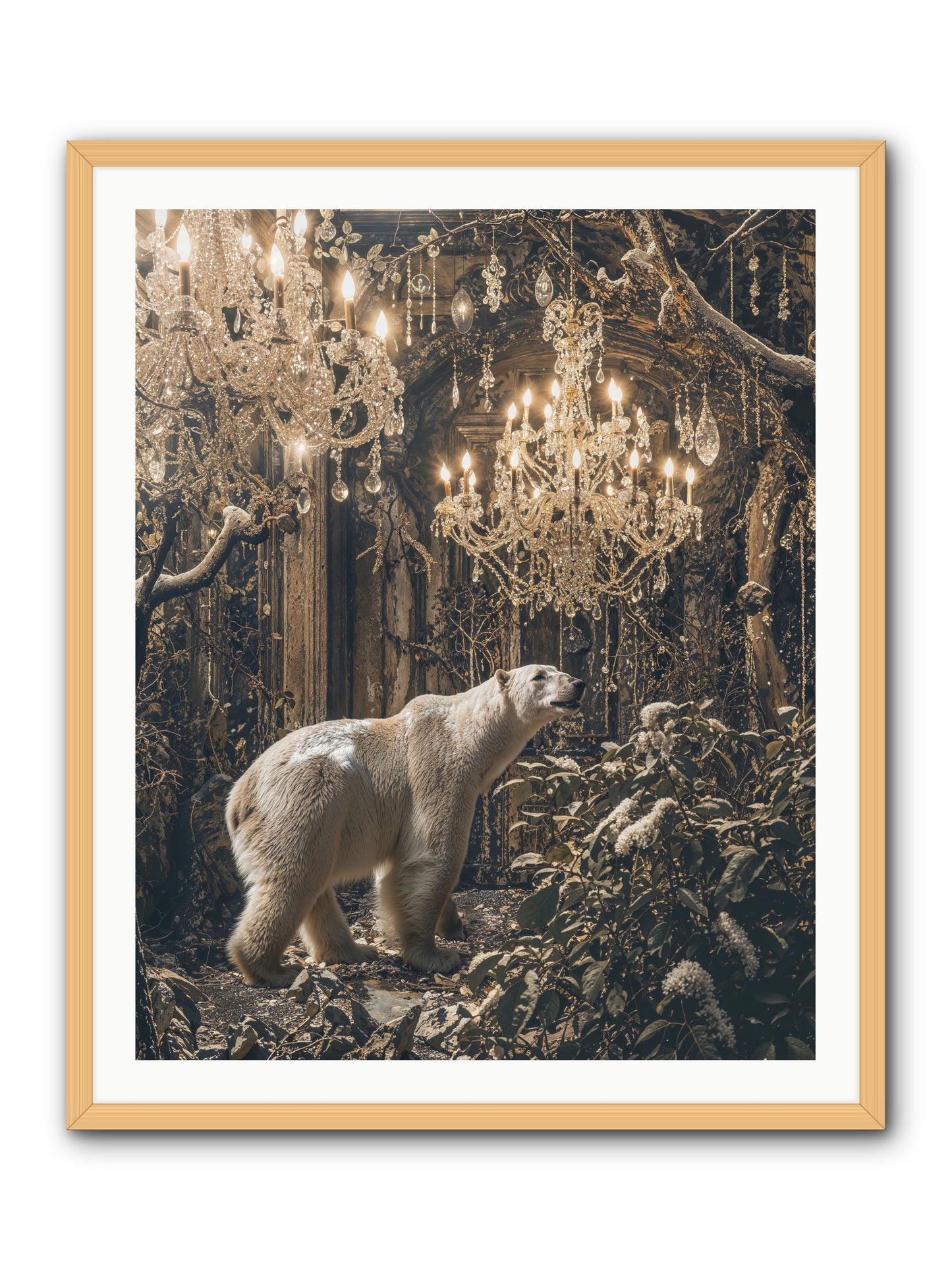It's More Than Enough -- Framed Print - Natural 32x40