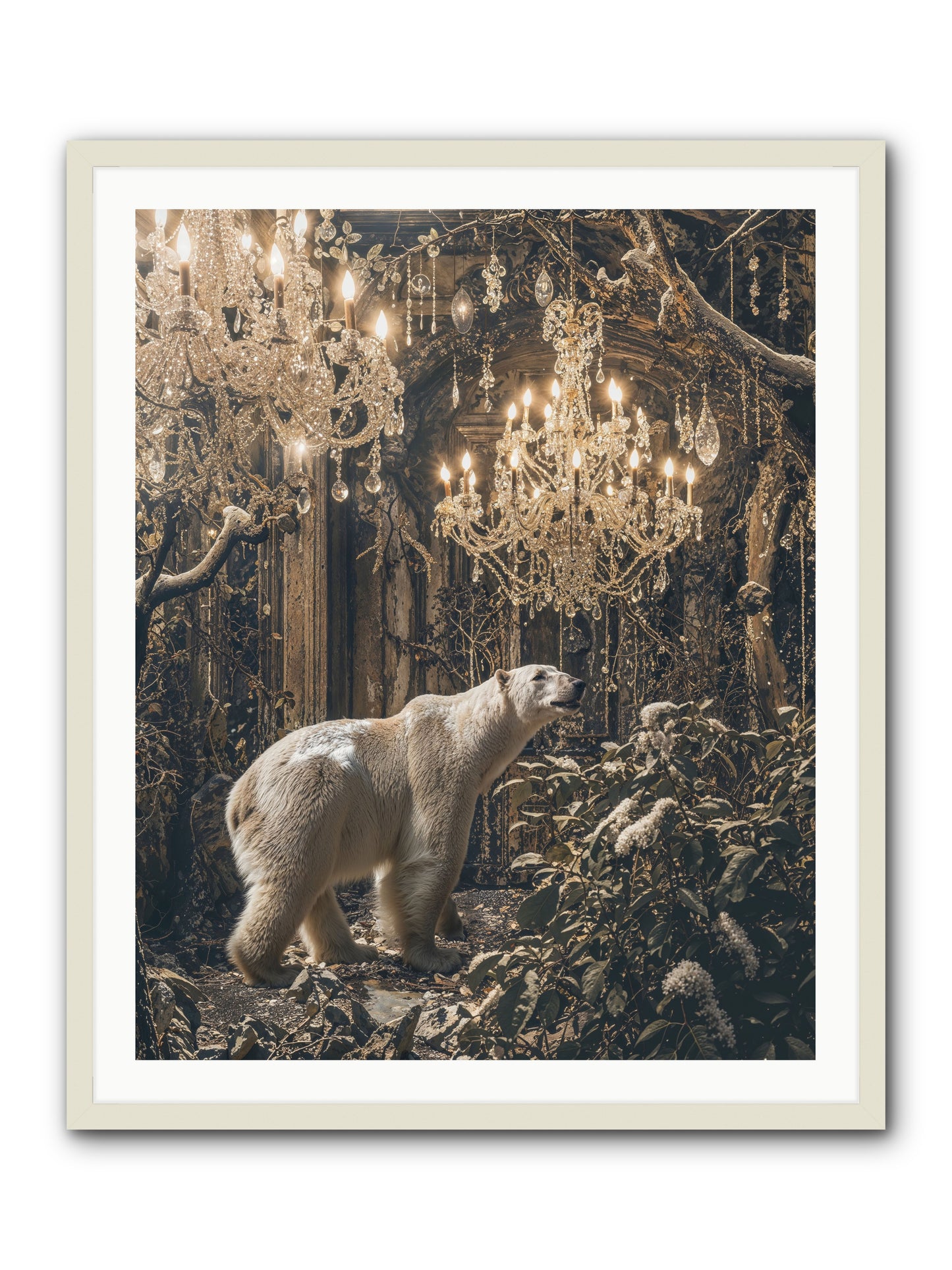 It's More Than Enough -- Framed Print - White 32x40