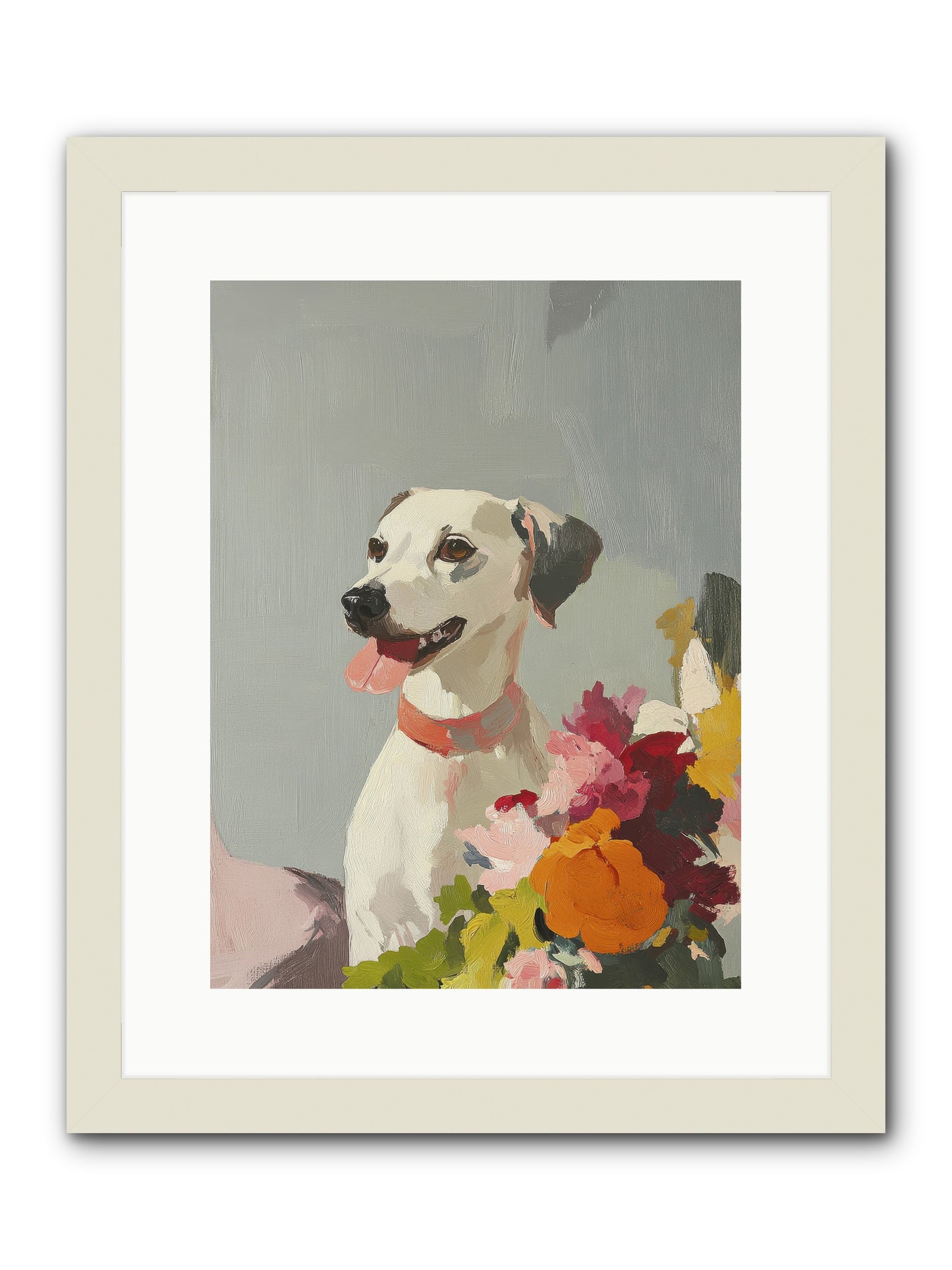 Ivy Claire -- Framed Print - White 12x16