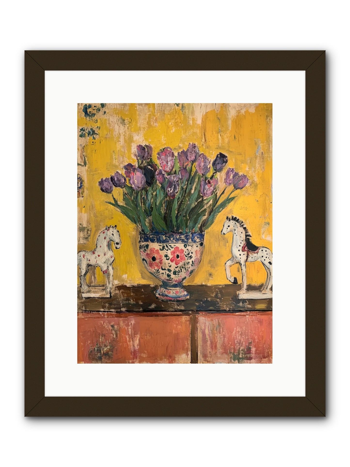 Ivy House -- Framed Print - Black 12x16