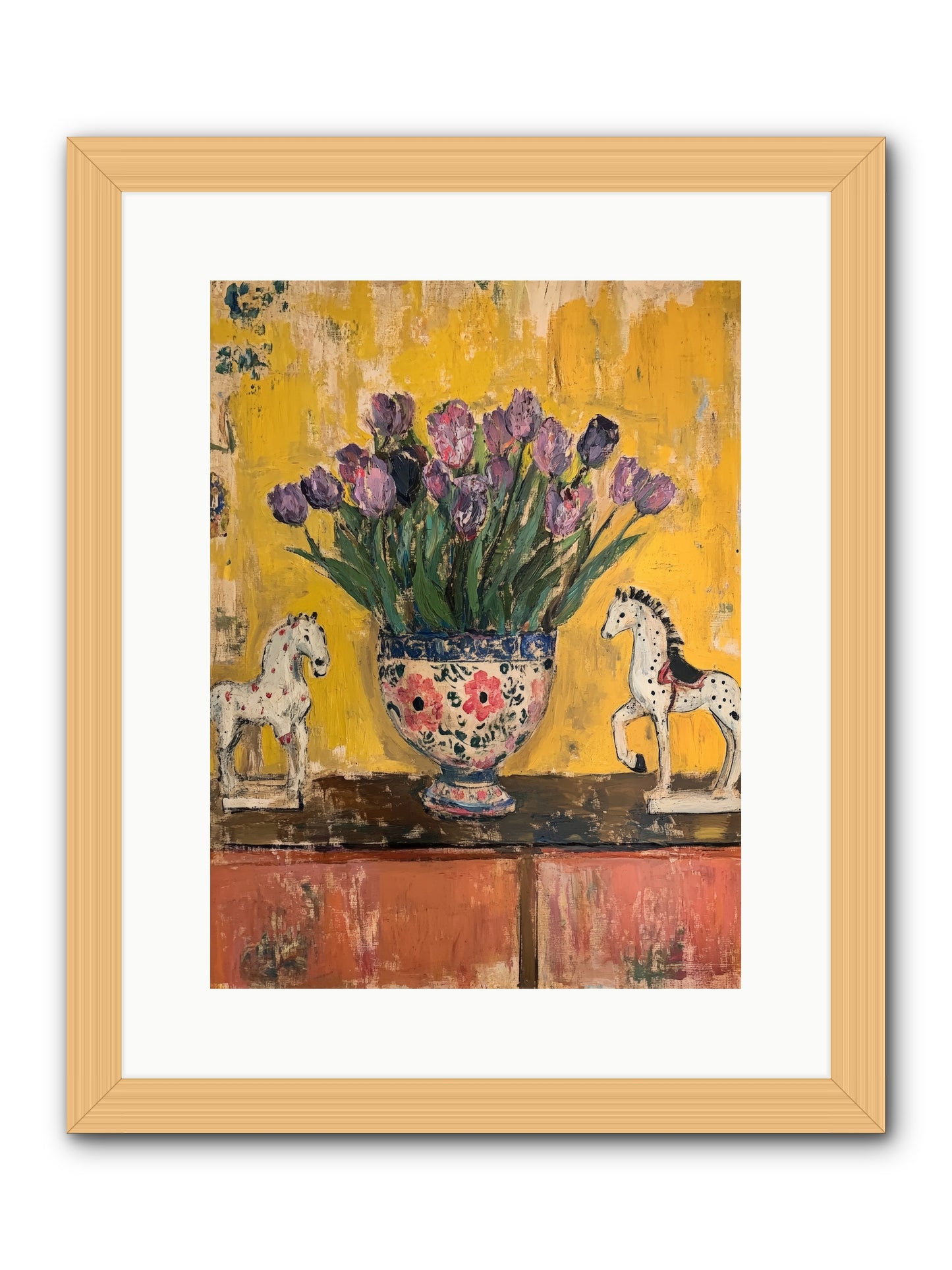 Ivy House -- Framed Print - Natural 12x16