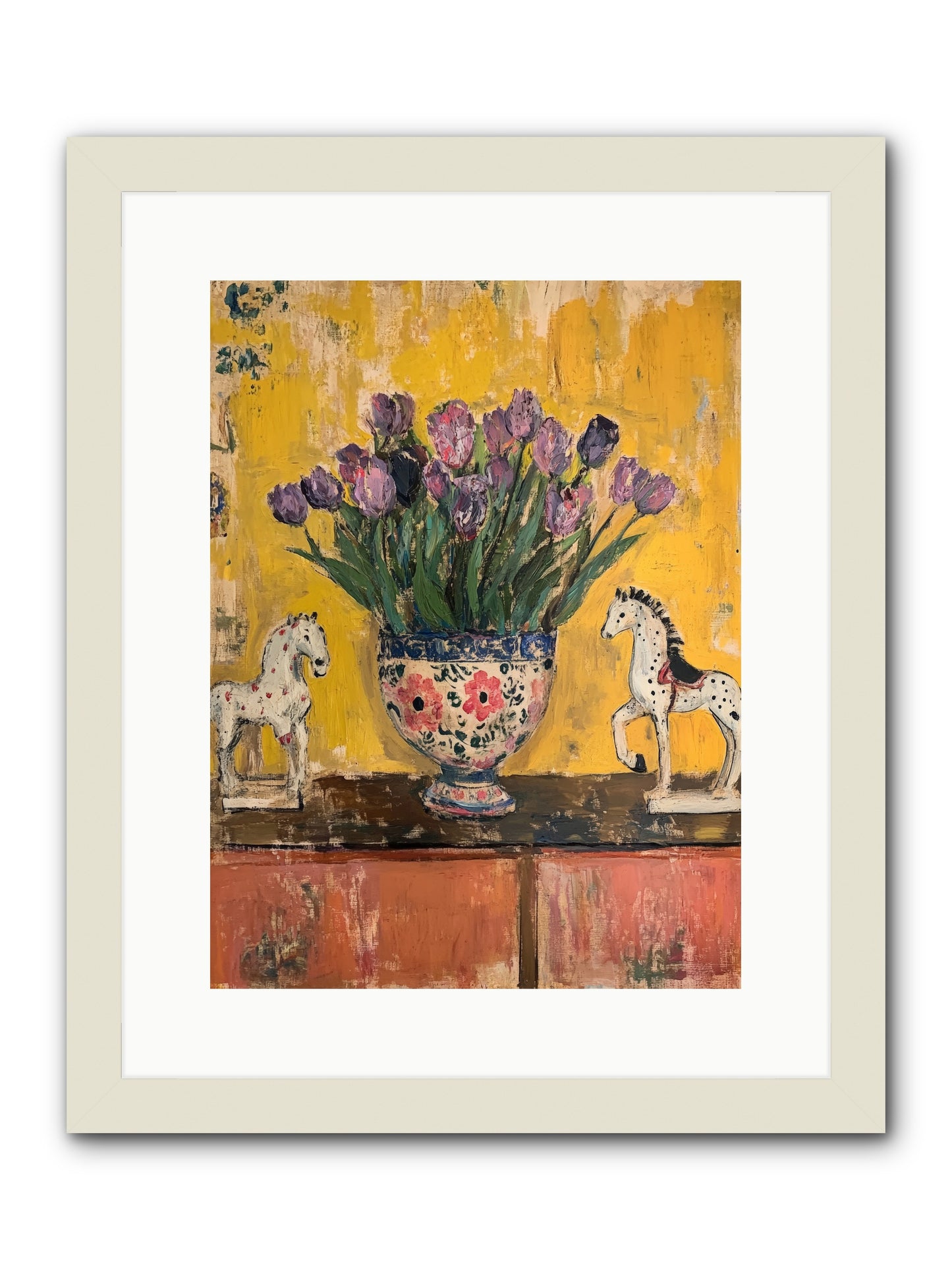 Ivy House -- Framed Print - White 12x16