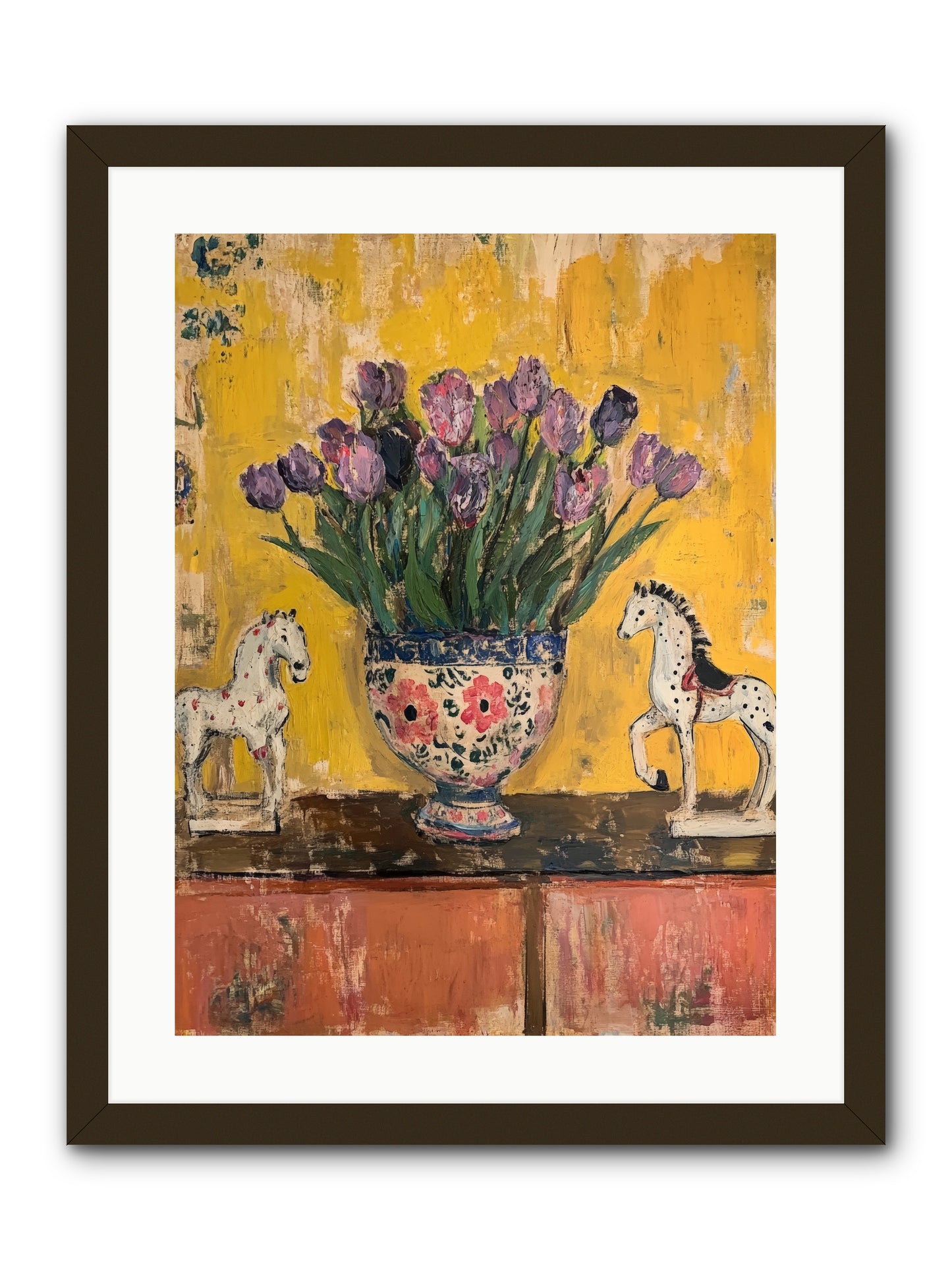Ivy House -- Framed Print - Black 18x24