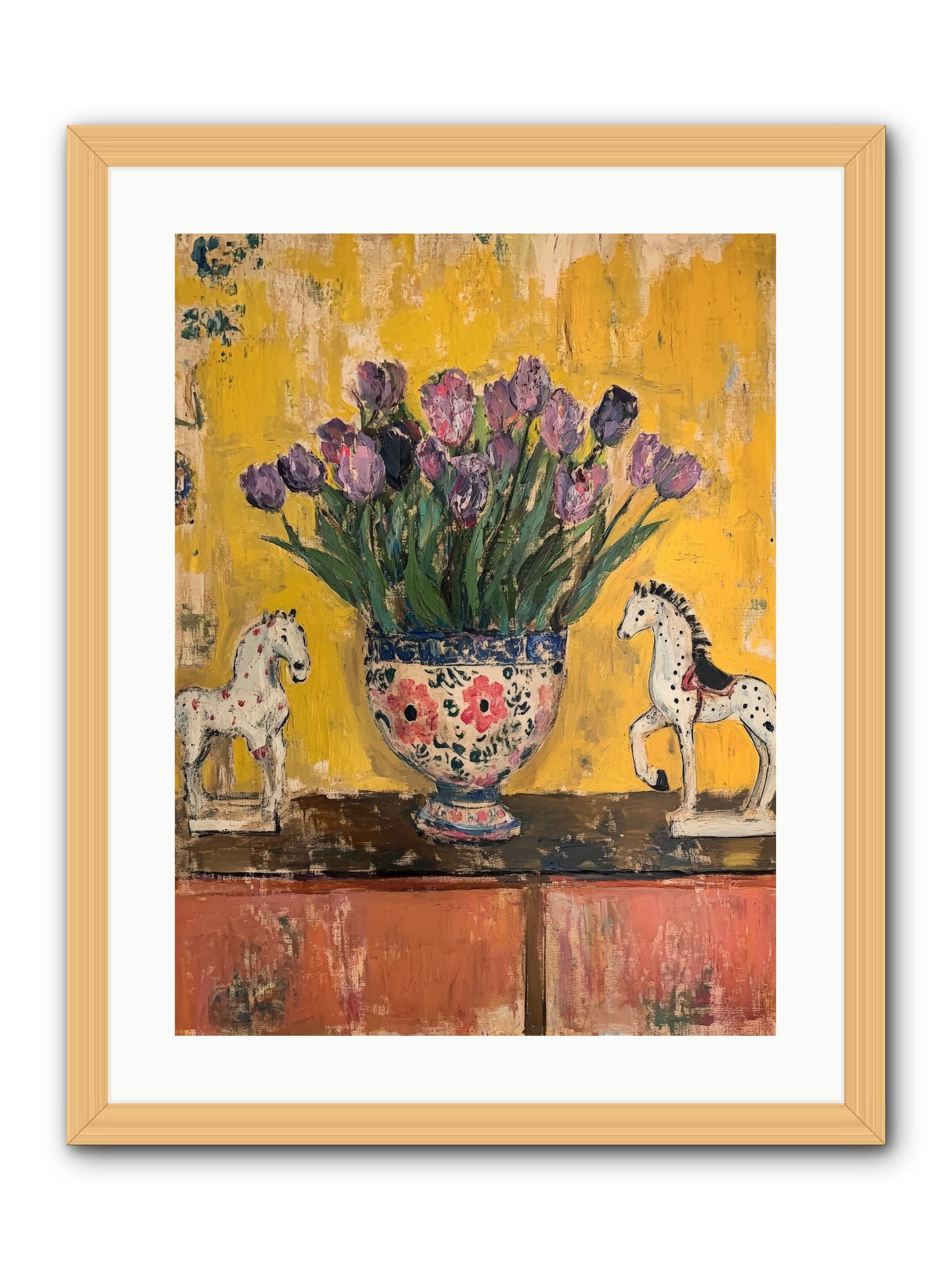 Ivy House -- Framed Print - Natural 18x24